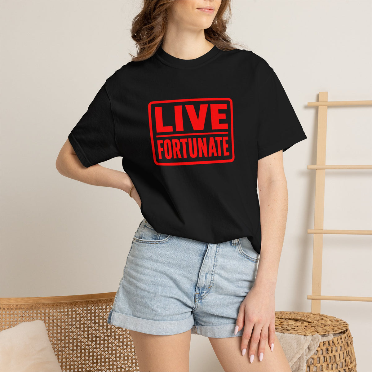 Live Fortunate Graphic T-Shirt