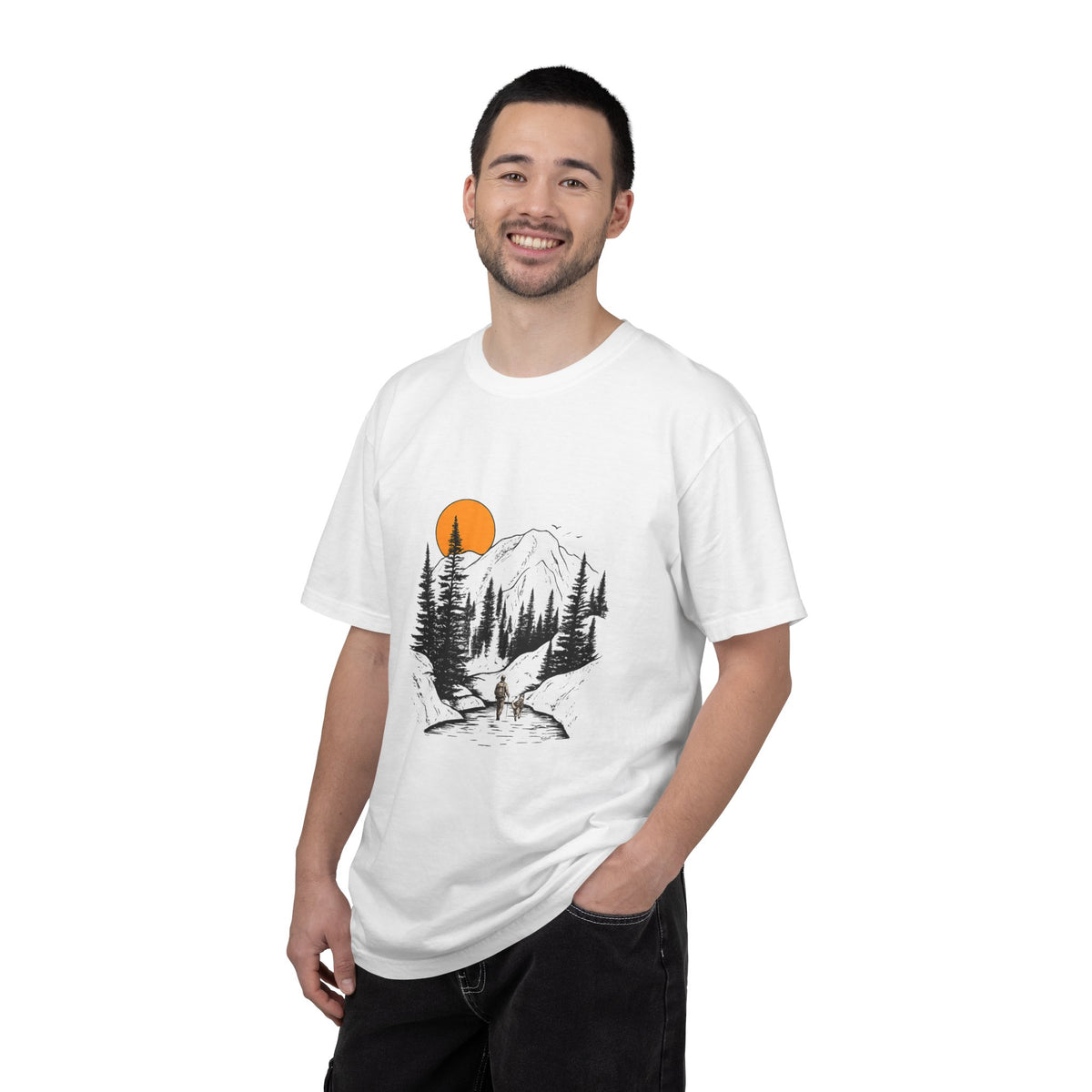 Mountain Sunset Hiking T-Shirt