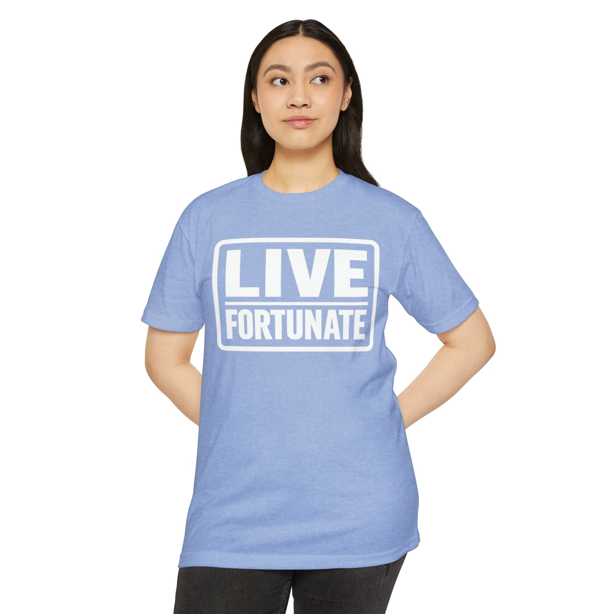 Live Fortunate T-Shirt — Inspirational Graphic Tee