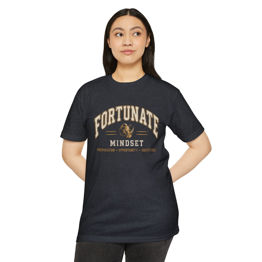 Fortunate Mindset Men’s Vintage Rhino Graphic T-Shirt | Live Fortunate