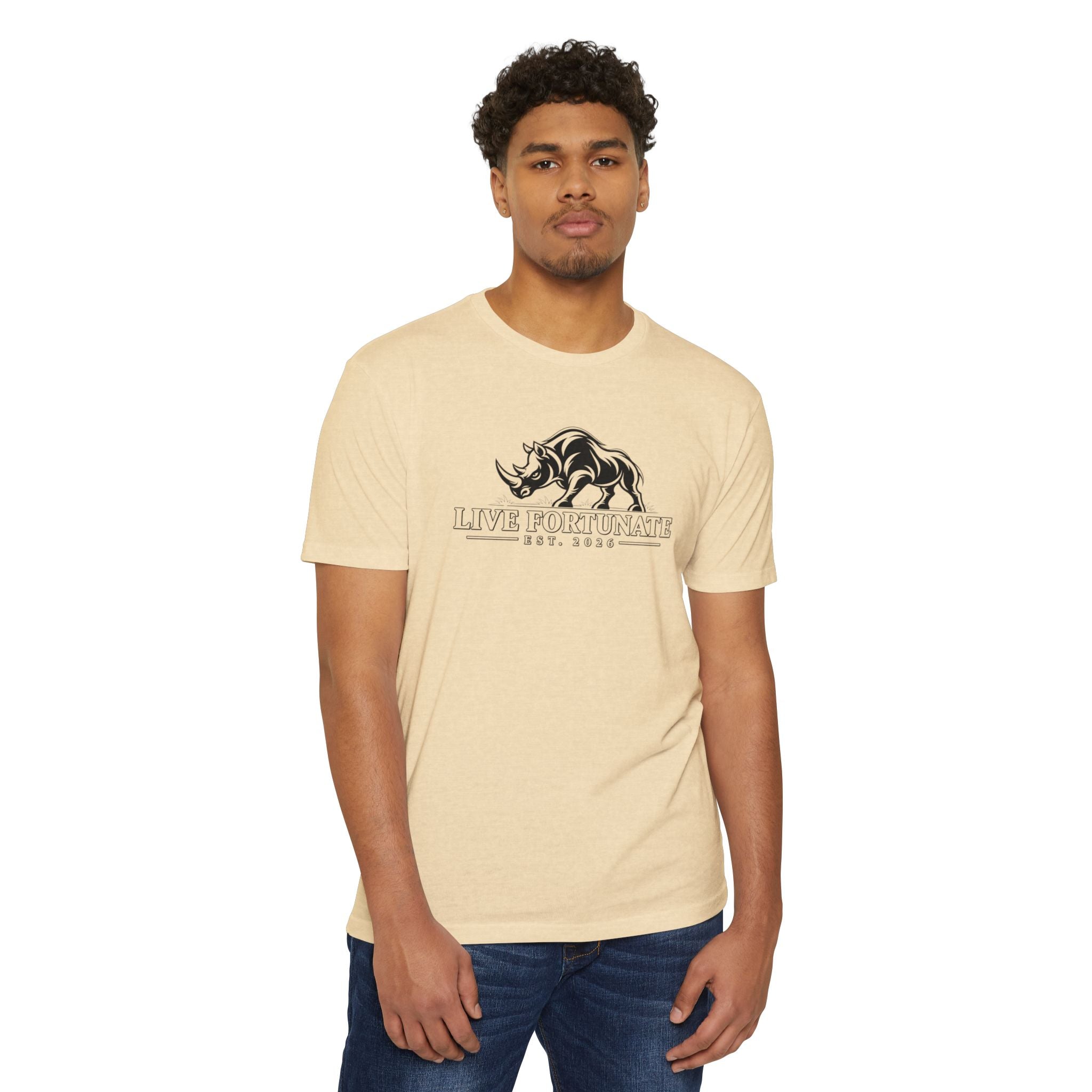 Live Fortunate EST. 2026 Rhino Tee