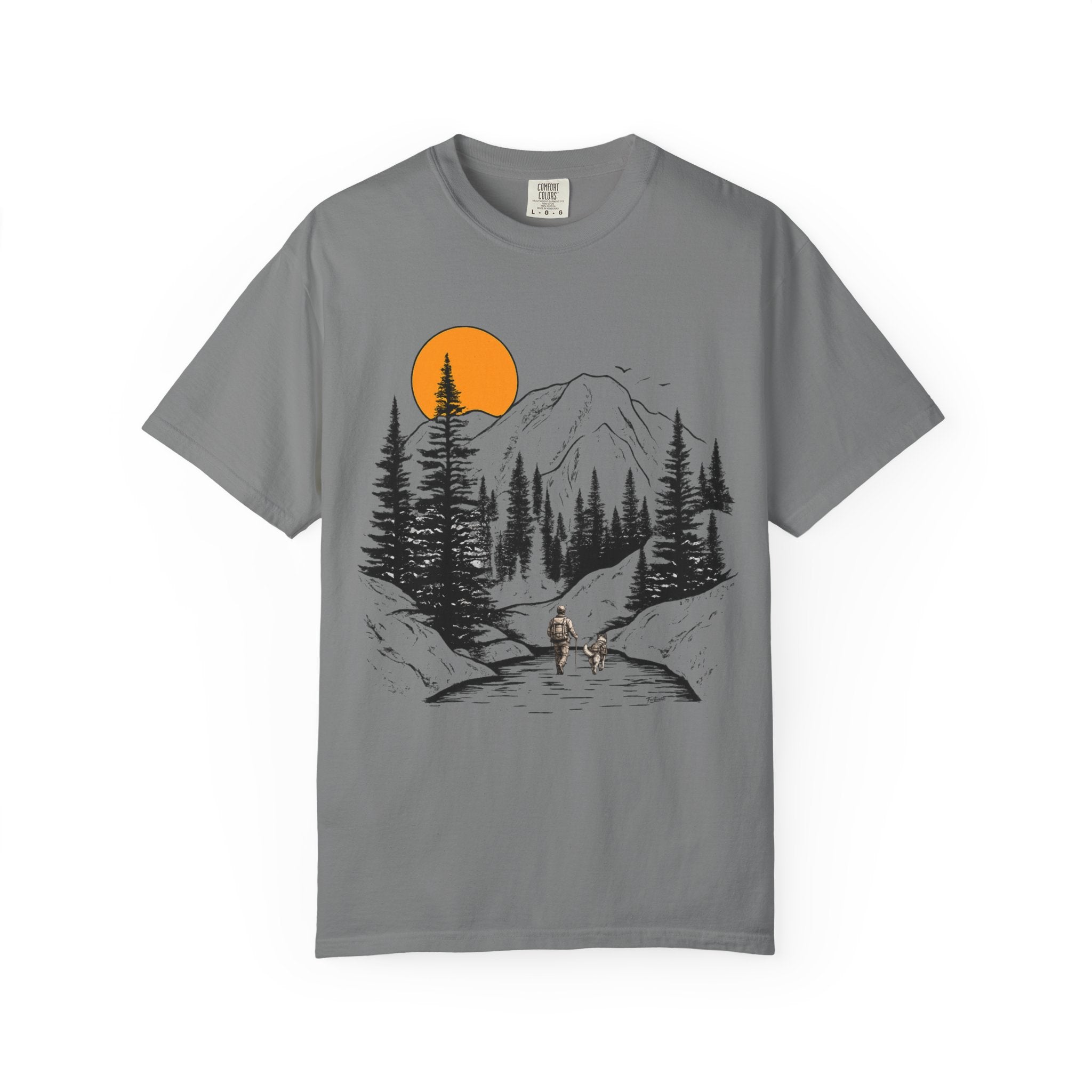 Mountain Sunset Hiking T-Shirt