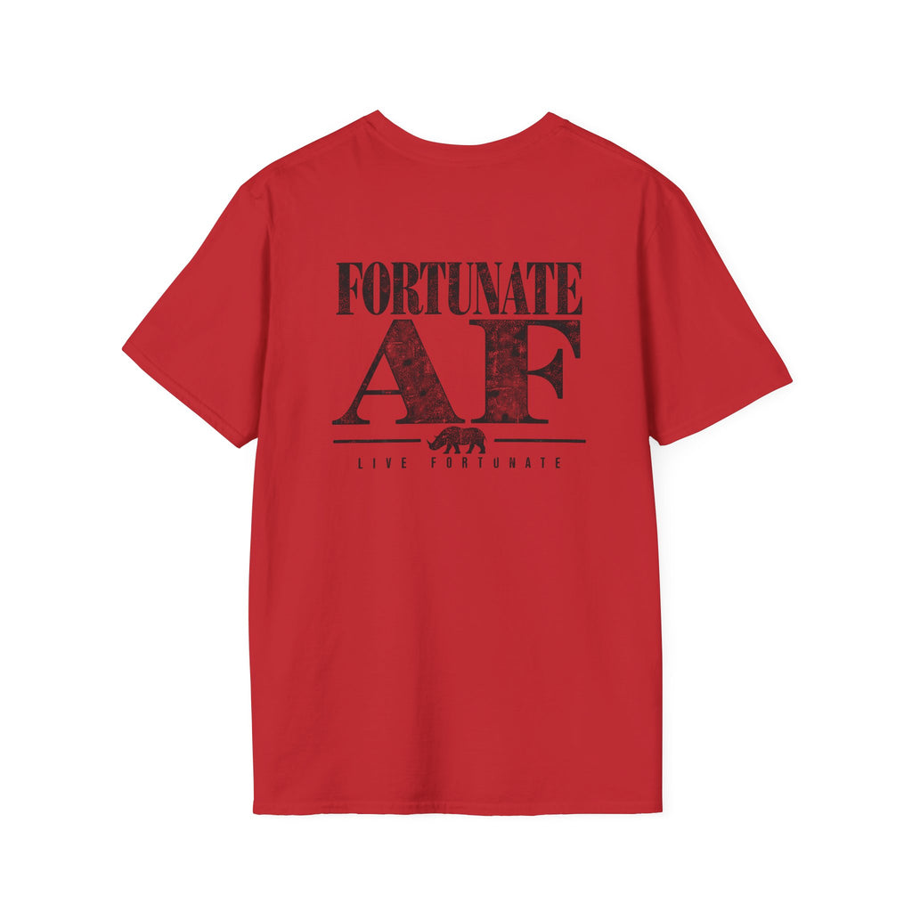 Fortunate AF Rhino Graphic T-shirt Black