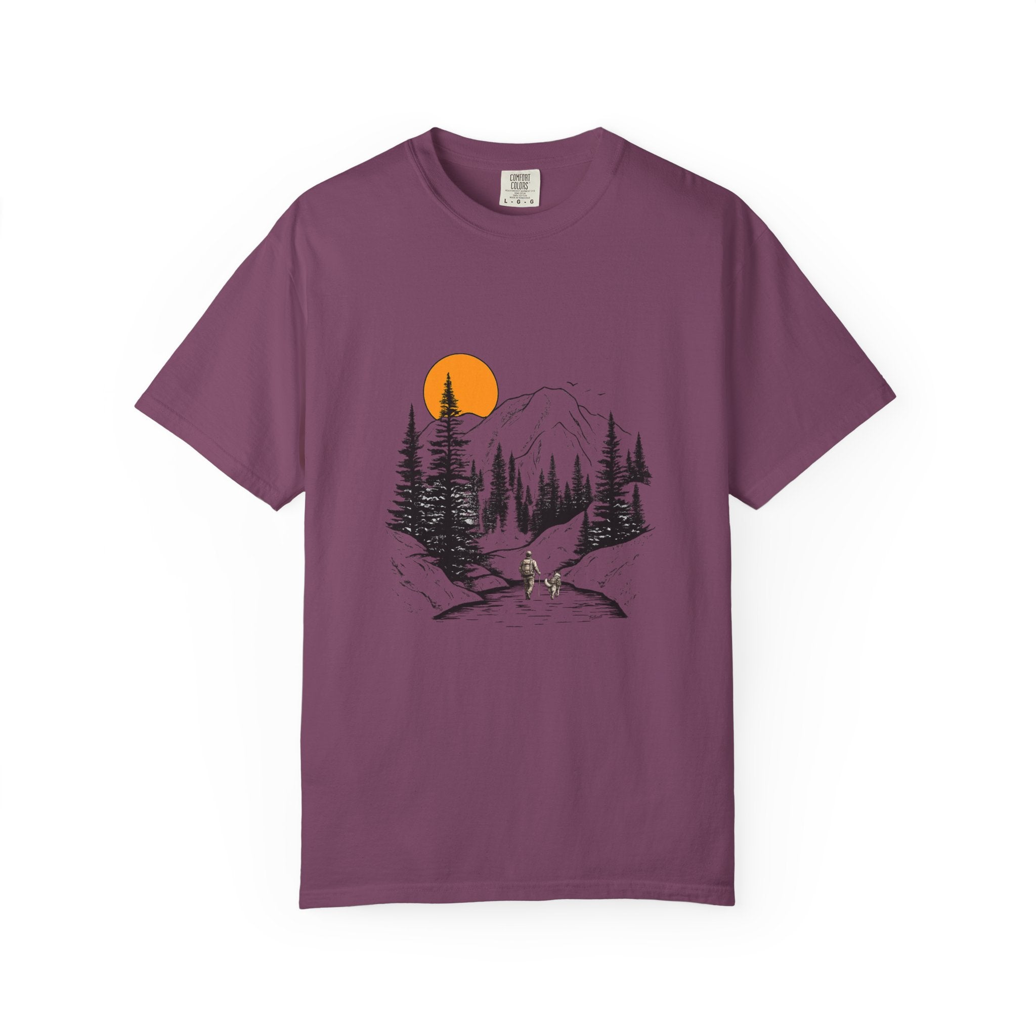 Mountain Sunset Hiking T-Shirt