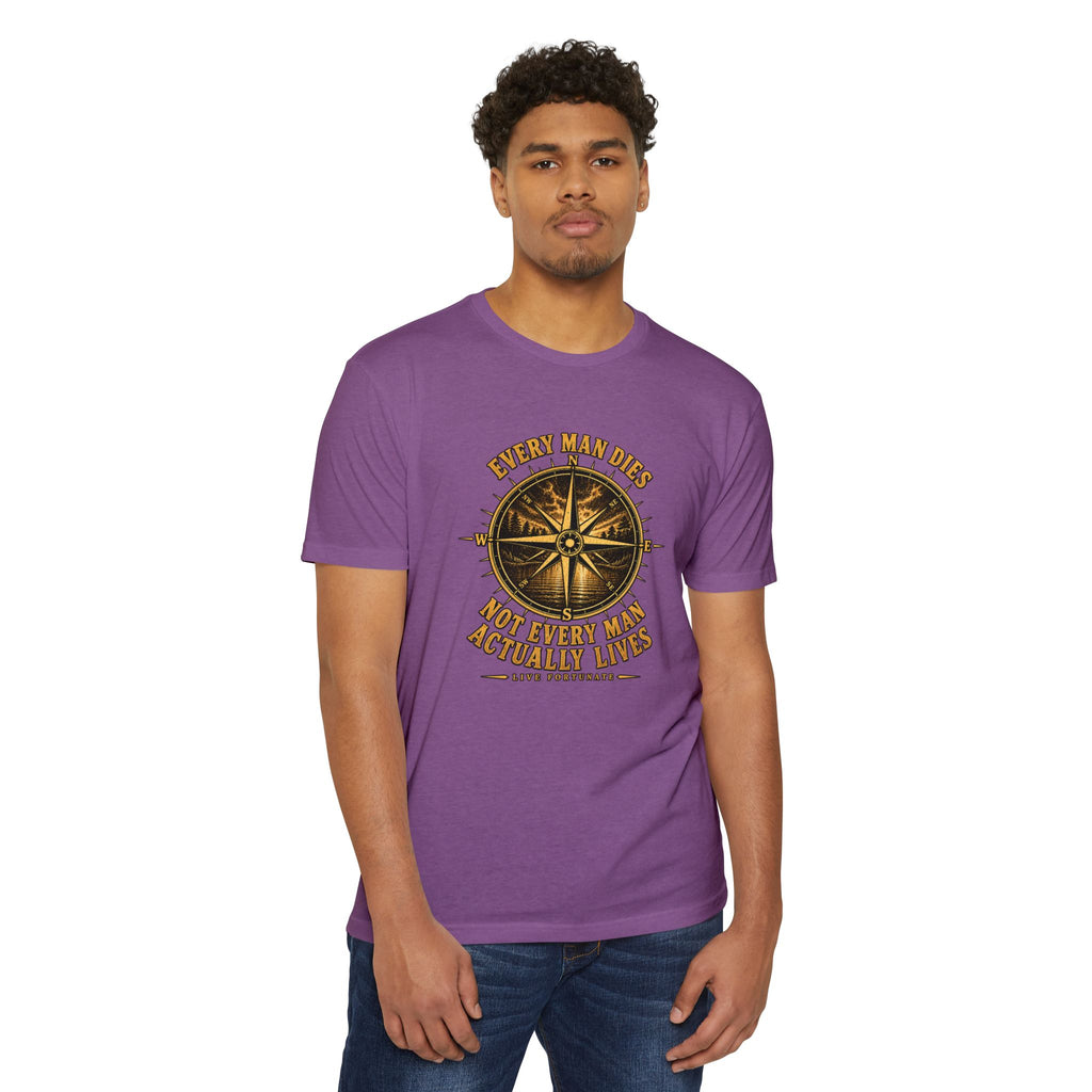 "Every Man Dies, Not Every Man Actually Lives" Compass Graphic Tee