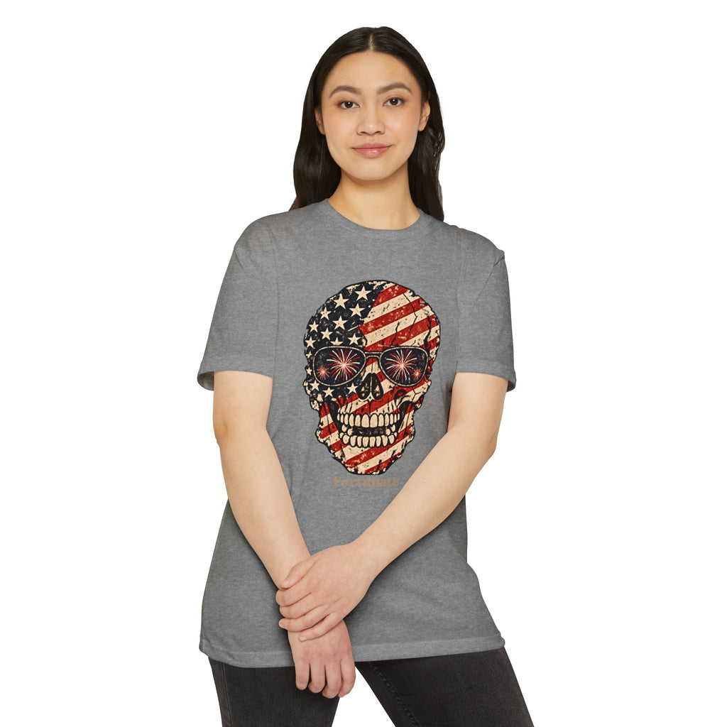 Fortunate American Skull T-Shirt – Live Bold. Live Fortunate.