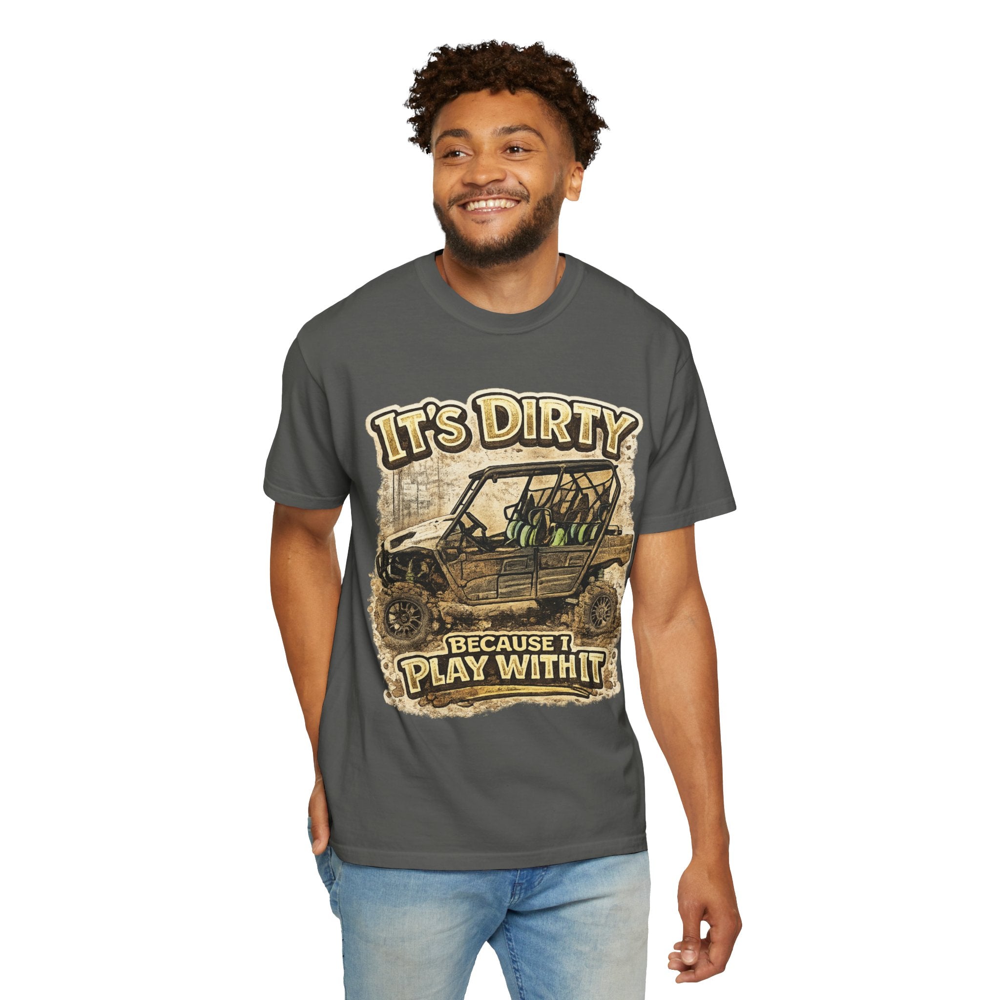 Off-Road UTV T-Shirt — "It's Dirty Because I Play With It" Mud Riding Tee