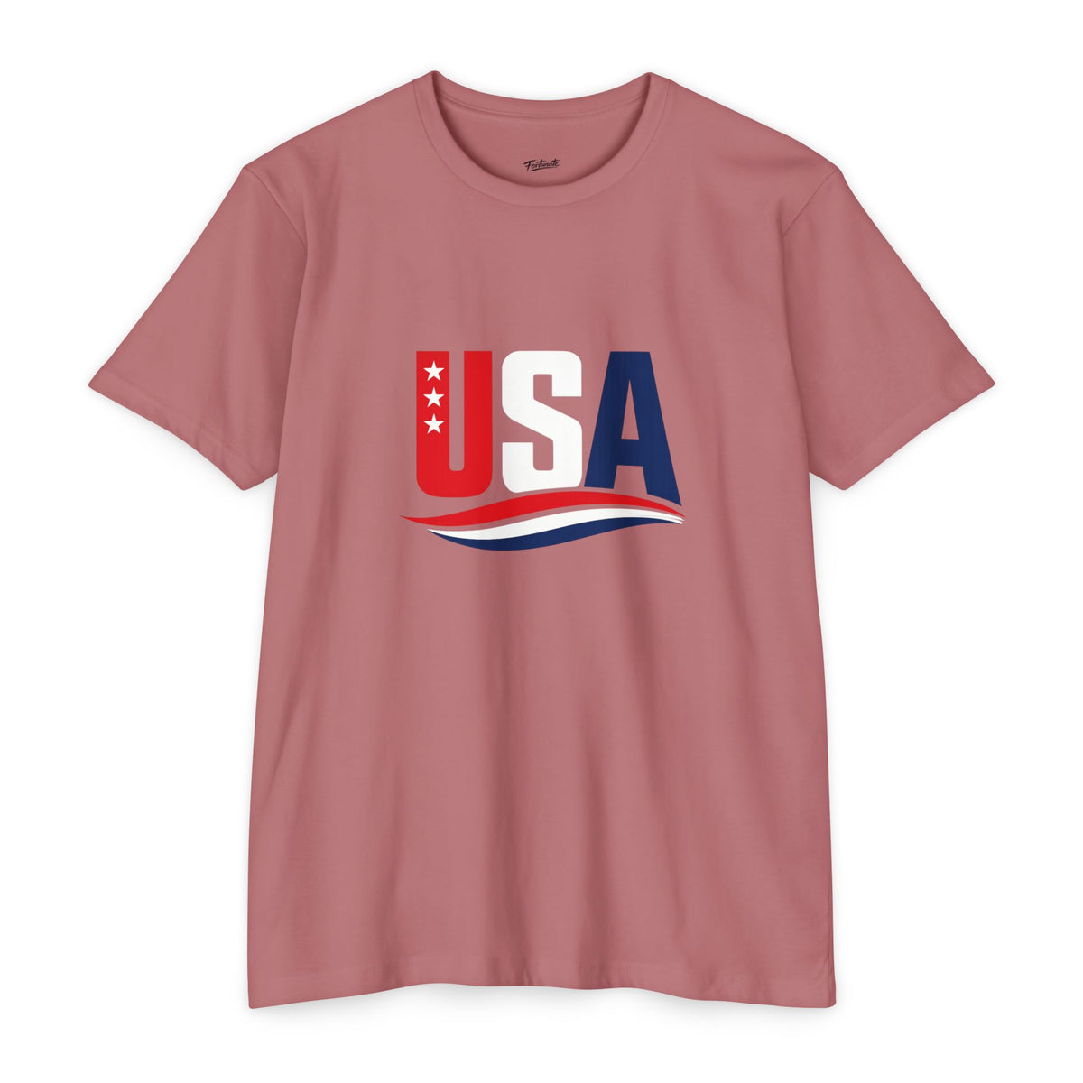 USA Flag Graphic T-Shirt — Patriotic Red White Blue Tee
