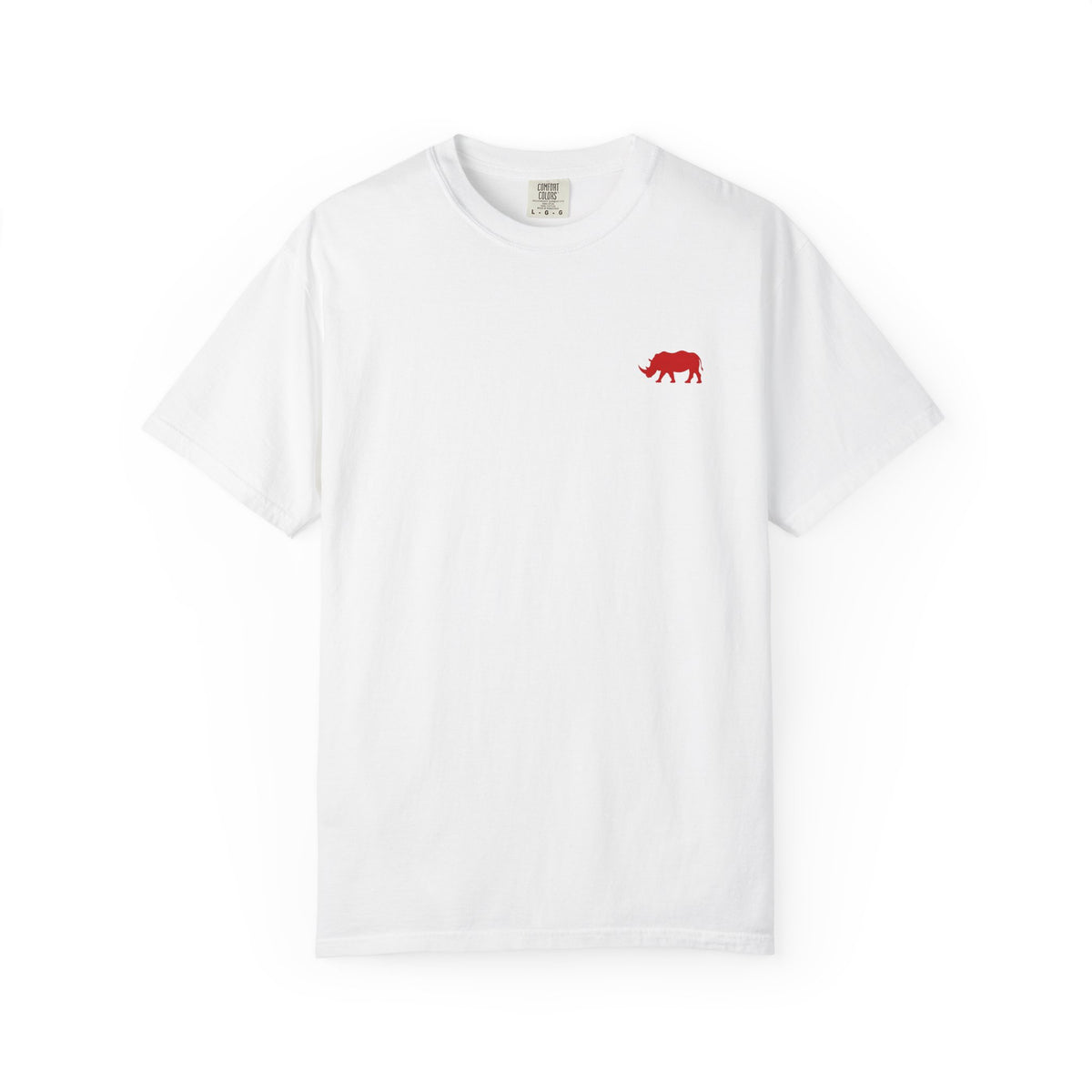 Live Fortunate Rhino T-Shirt — Red Rhino Logo Tee