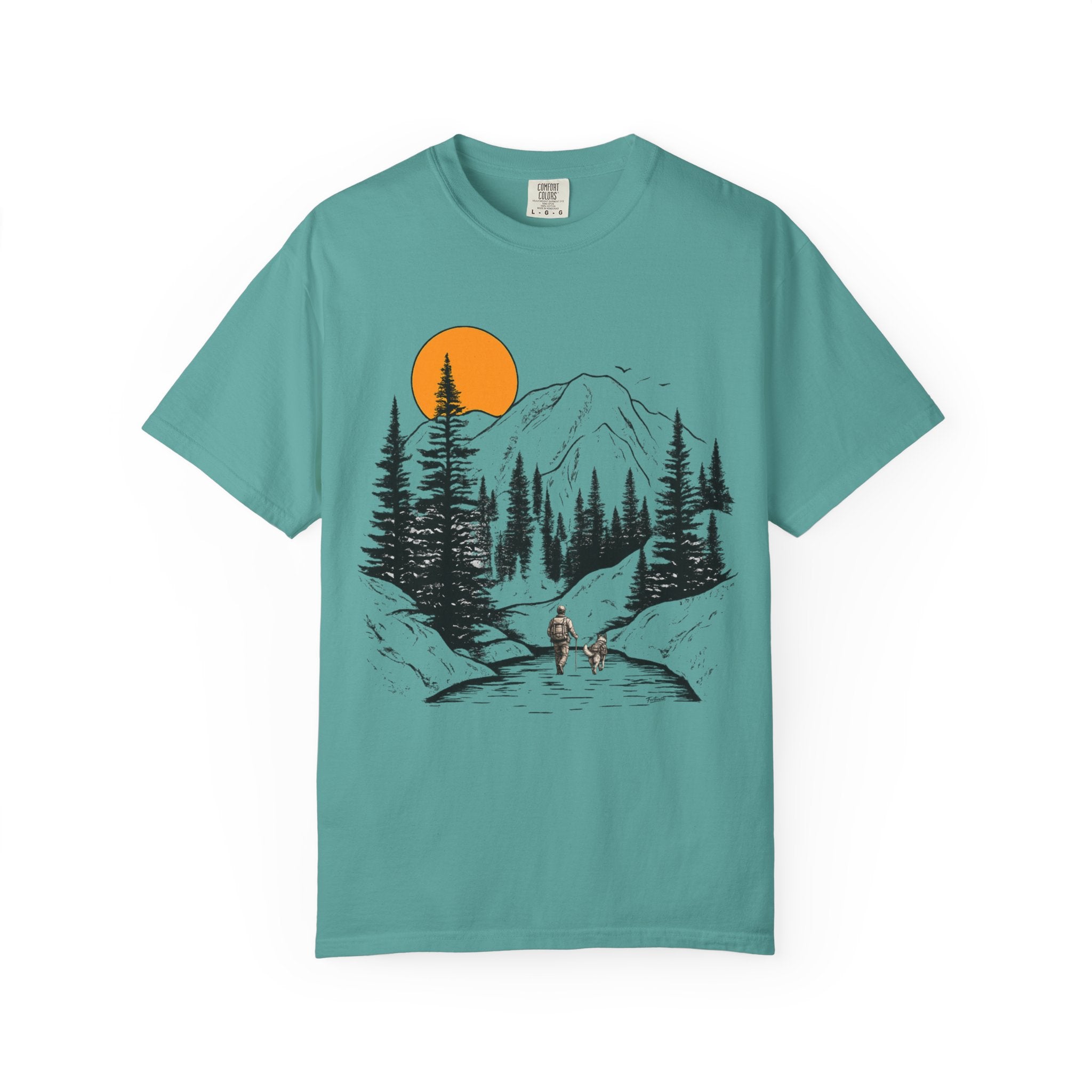 Mountain Sunset Hiking T-Shirt
