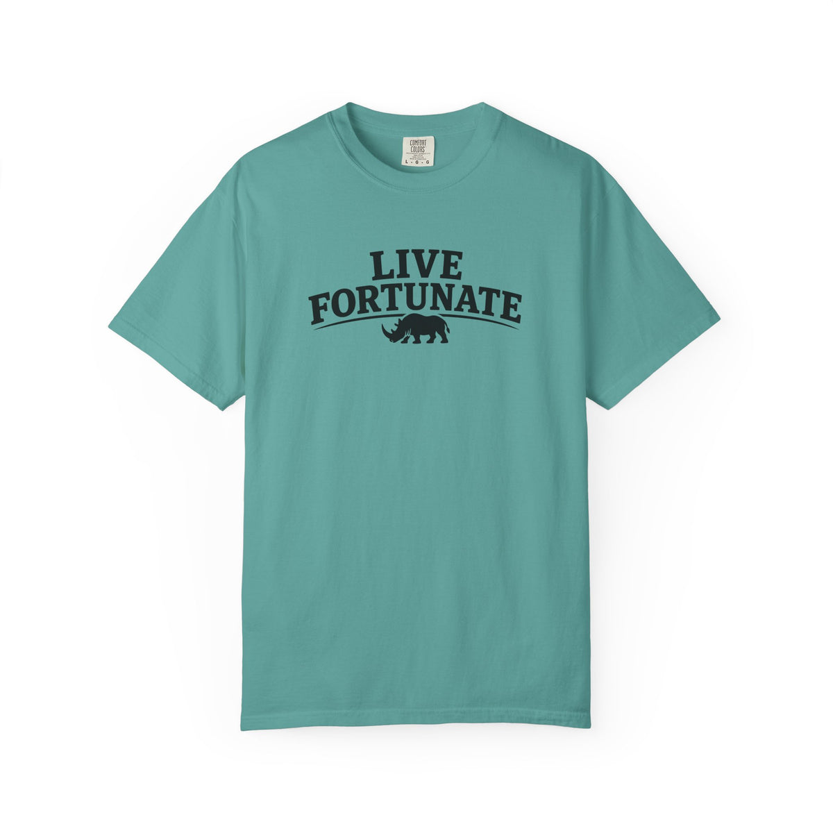 Rhino Logo T-Shirt — LiveFortunate.com Graphic Tee