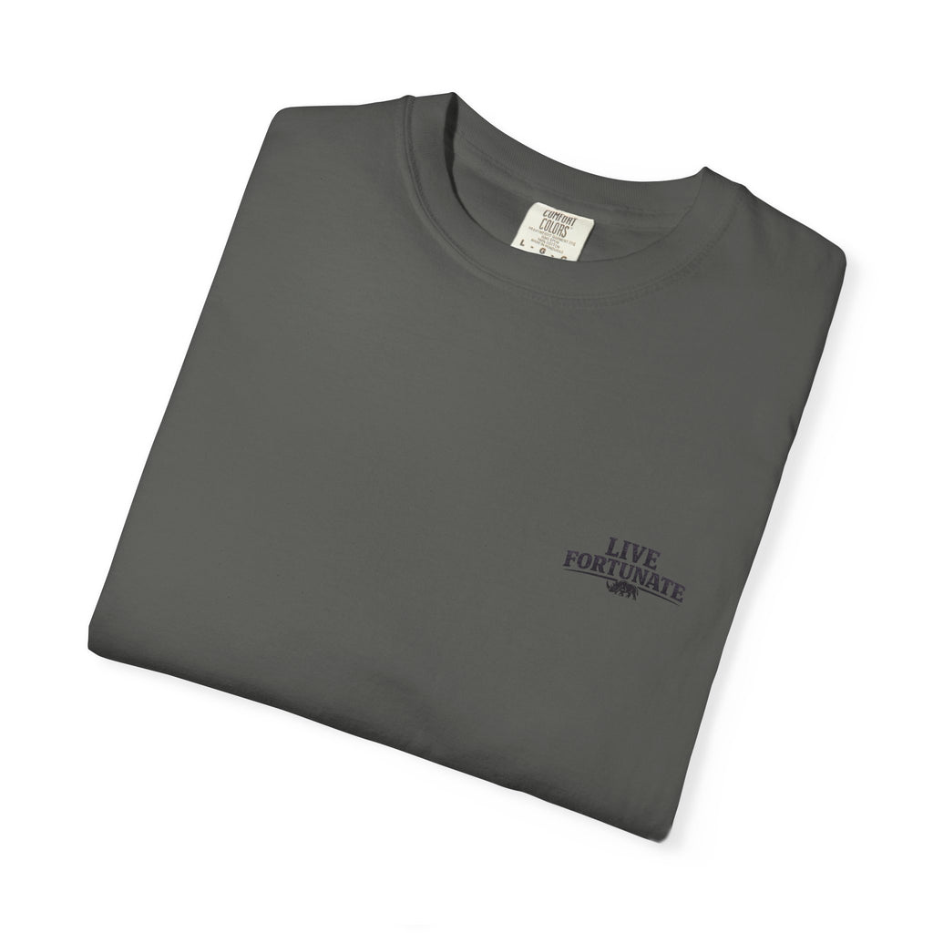 Sunset Vintage T-Shirt — Lake Scene
