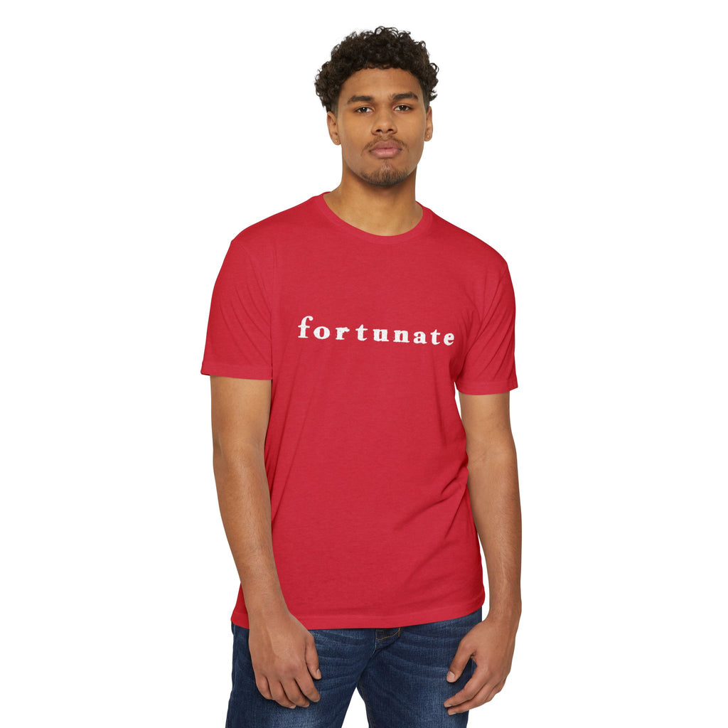 Fortunate Men’s Distressed Wordmark Tee