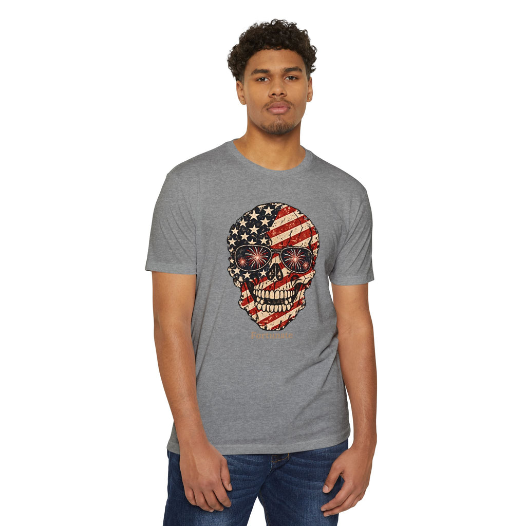 Fortunate American Skull T-Shirt – Live Bold. Live Fortunate.