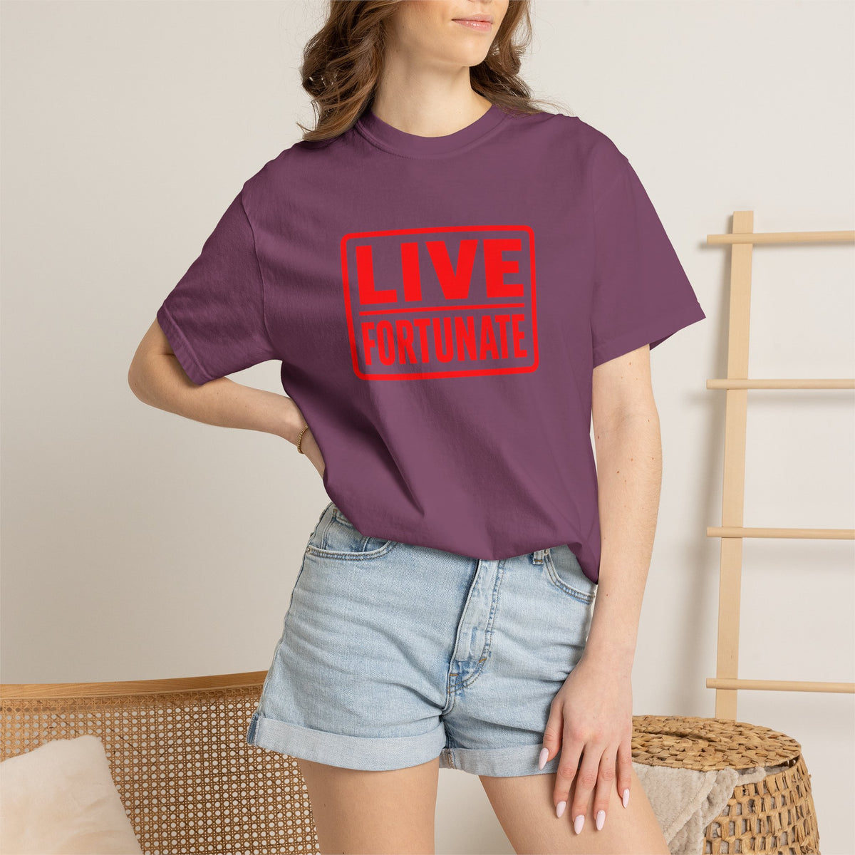 Live Fortunate Graphic T-Shirt