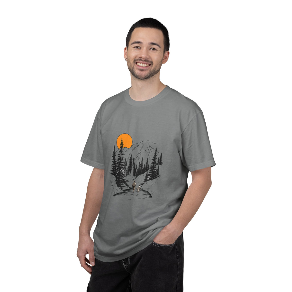 Mountain Sunset Hiking T-Shirt