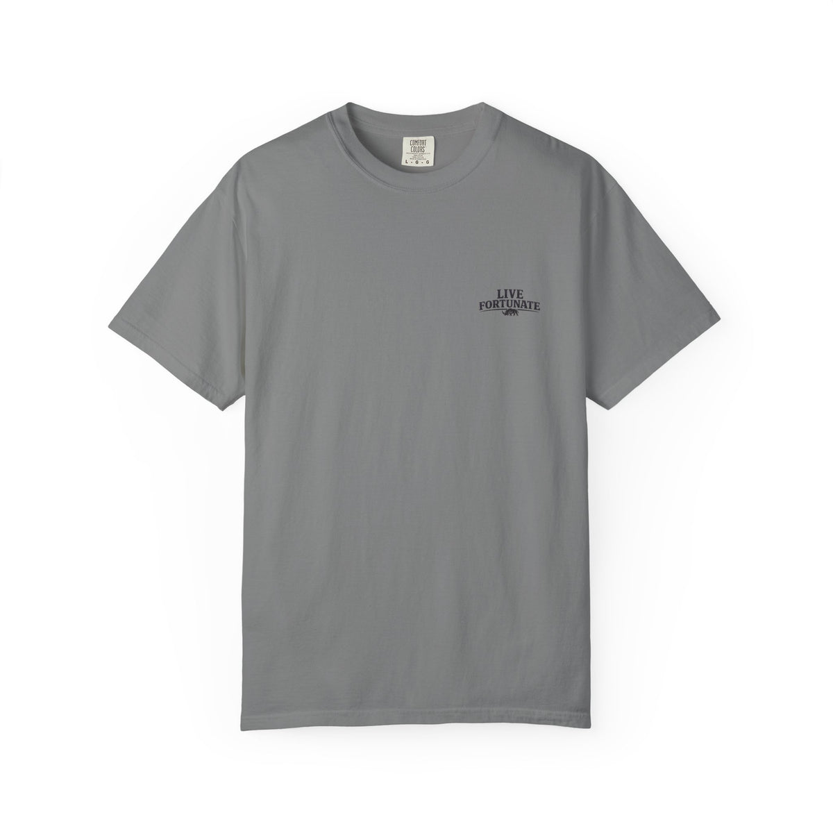 Fishing Lake Scene T-Shirt — Vintage Angler Silhouette Tee