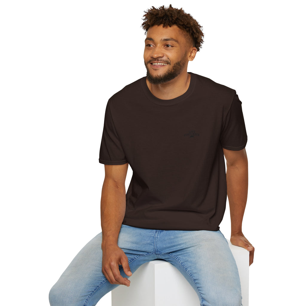 Tree of Clues Sunset T-Shirt — Silhouette Nature Graphic Tee