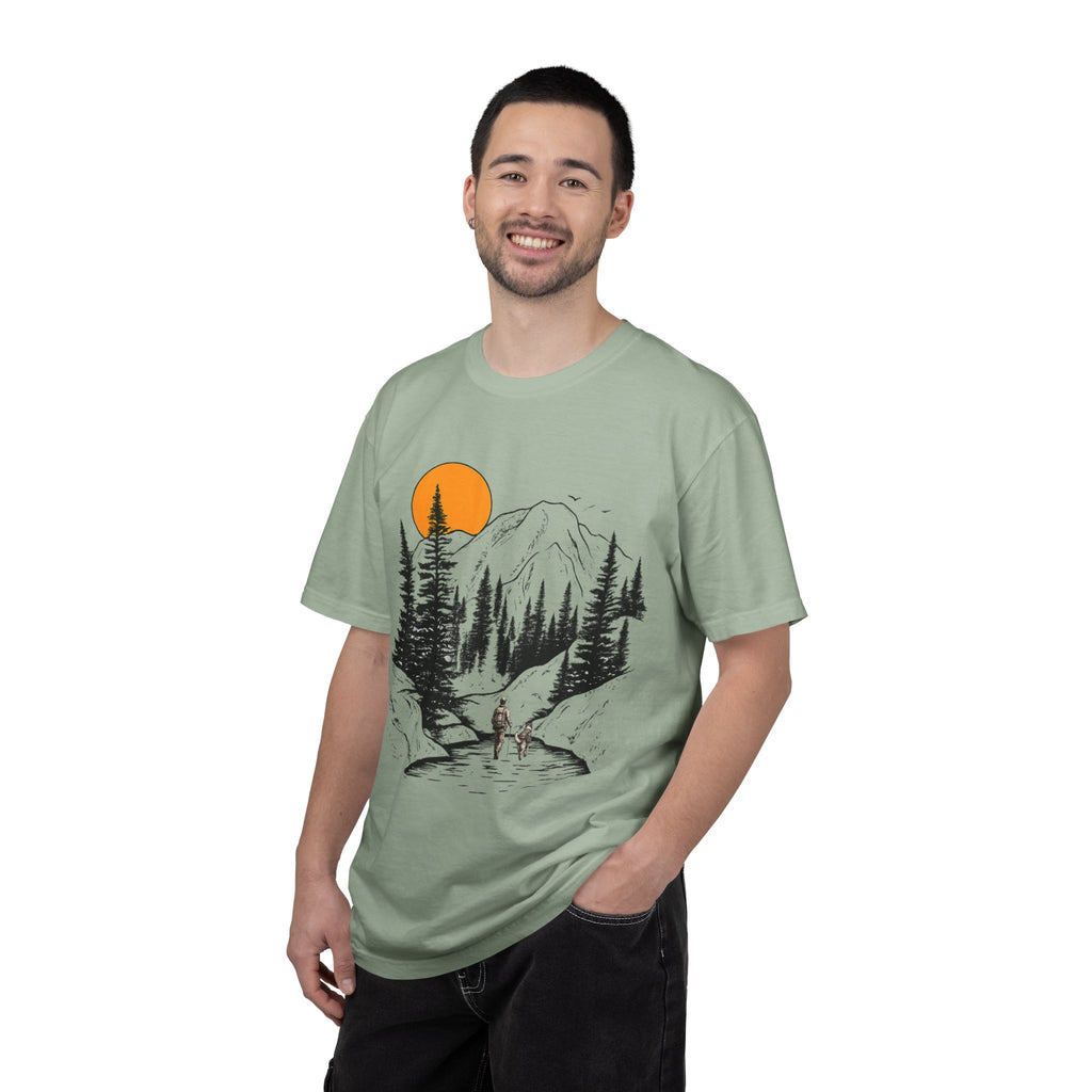Mountain Sunset Hiking T-Shirt