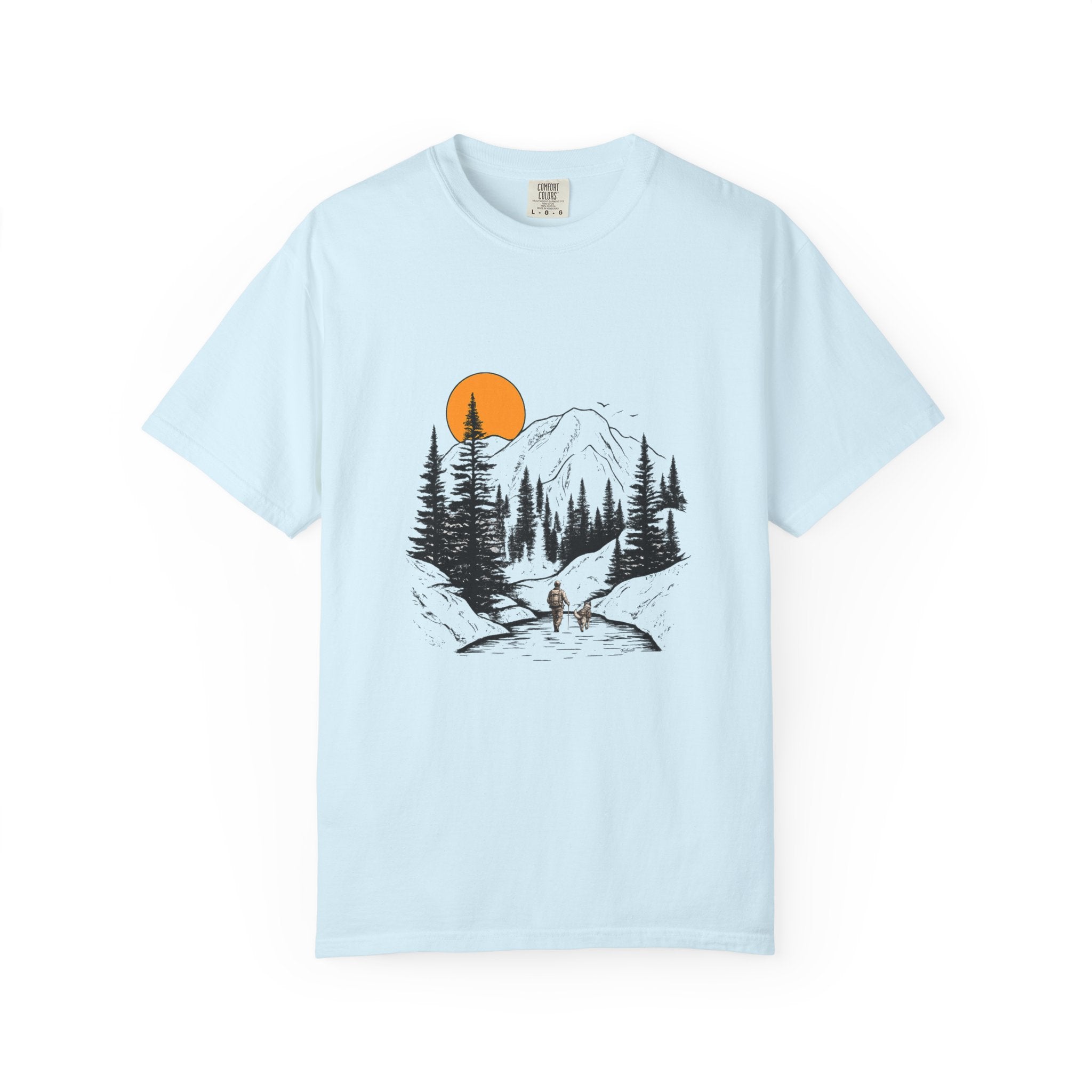 Mountain Sunset Hiking T-Shirt