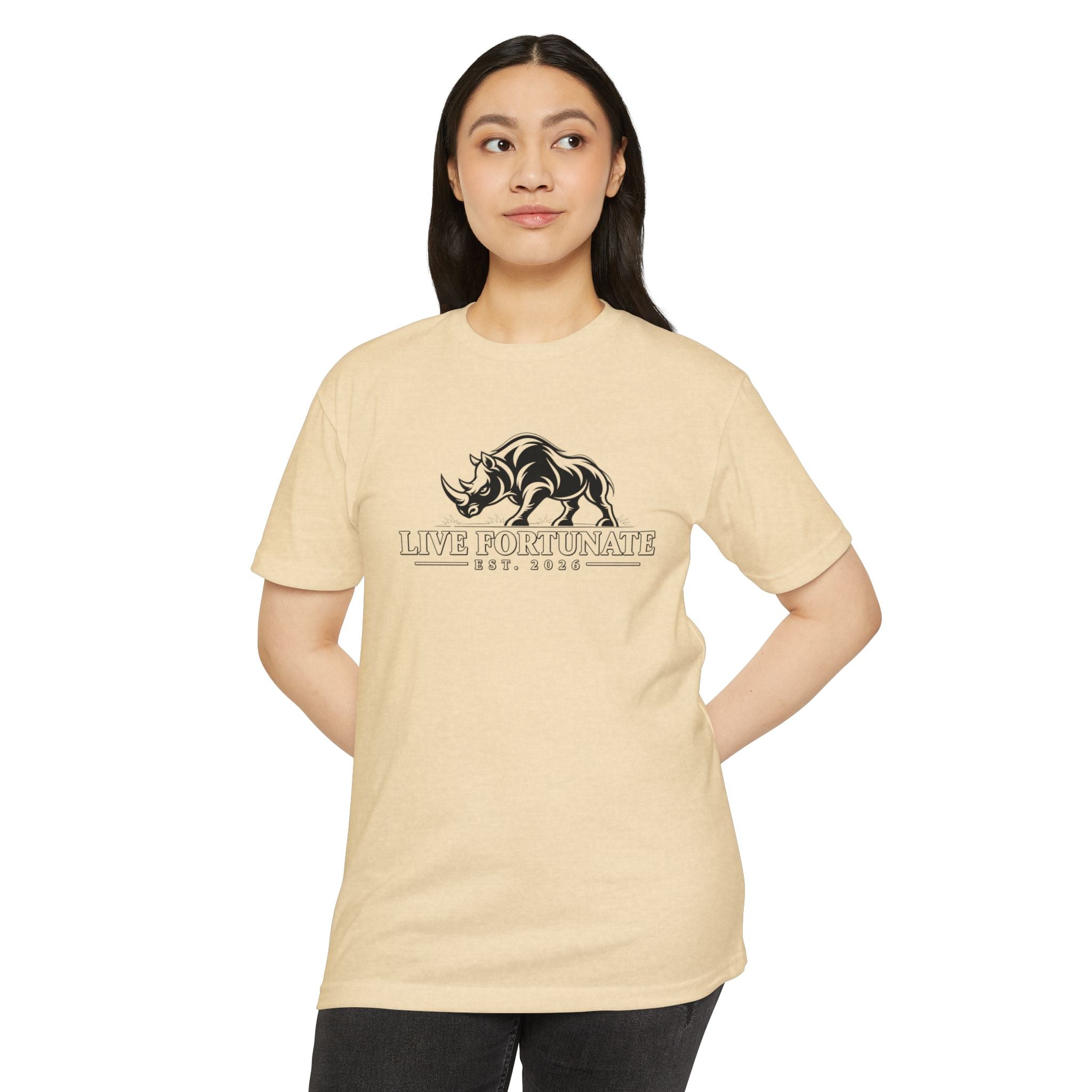 Live Fortunate EST. 2026 Rhino Tee