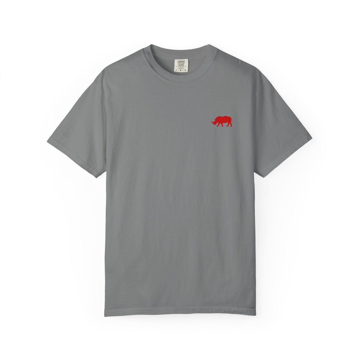Live Fortunate Rhino T-Shirt — Red Rhino Logo Tee