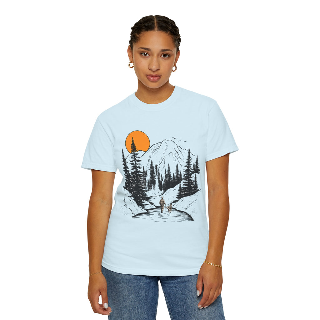 Mountain Sunset Hiking T-Shirt