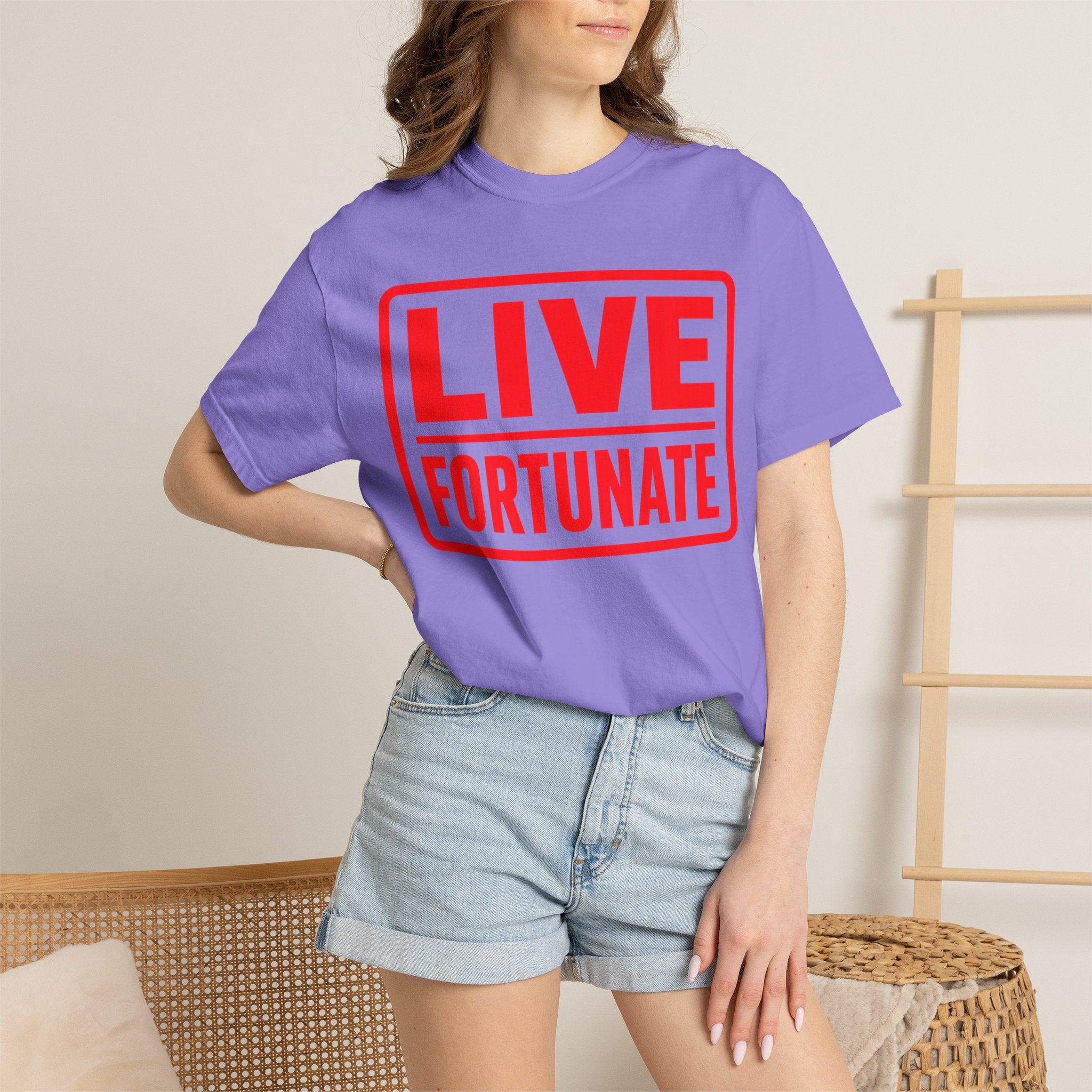 Live Fortunate Graphic T-Shirt