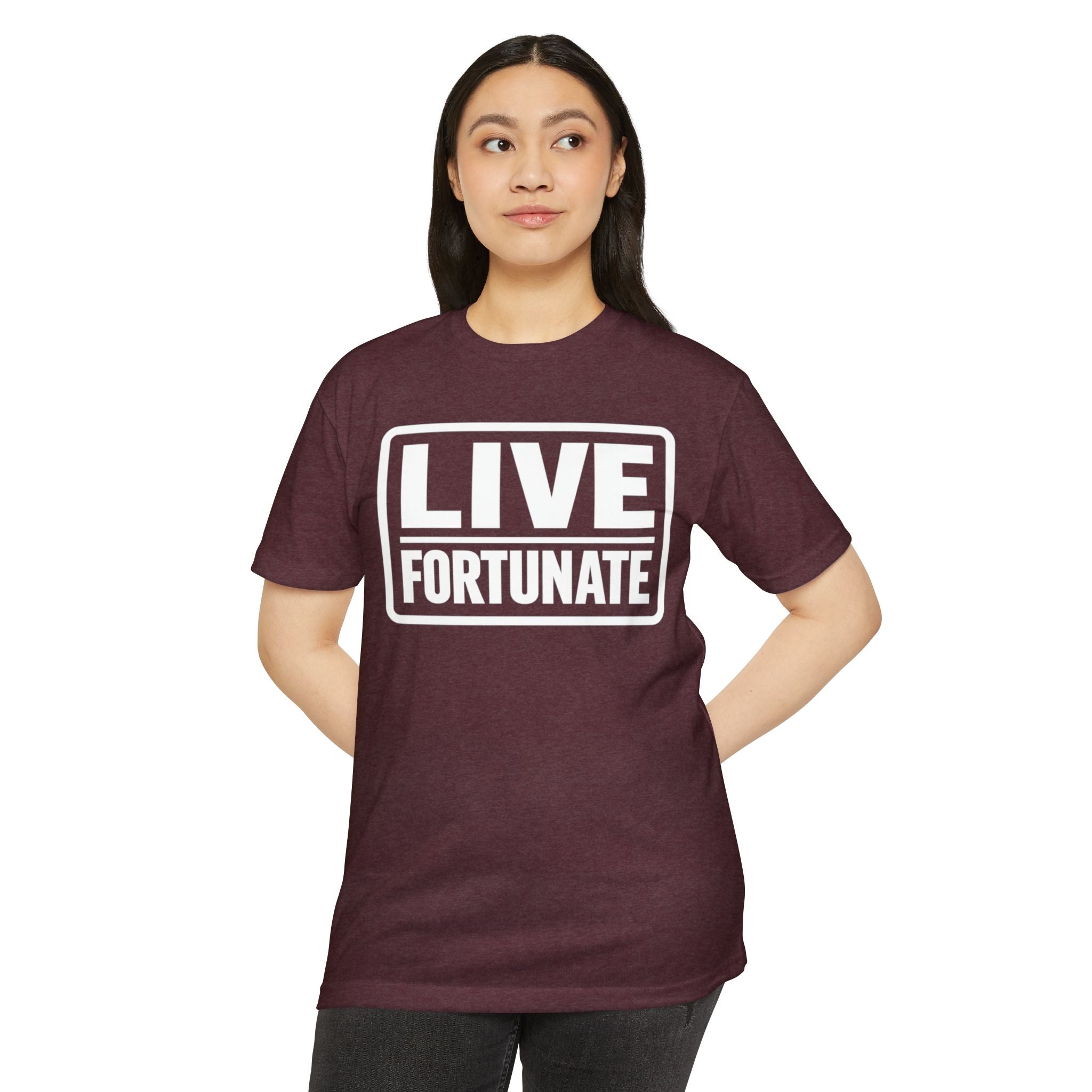 Live Fortunate T-Shirt — Inspirational Graphic Tee