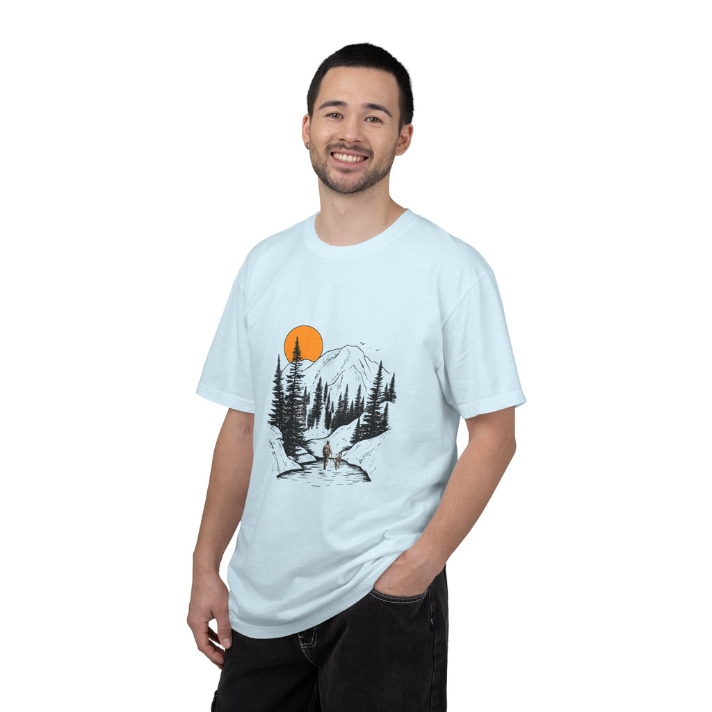 Mountain Sunset Hiking T-Shirt