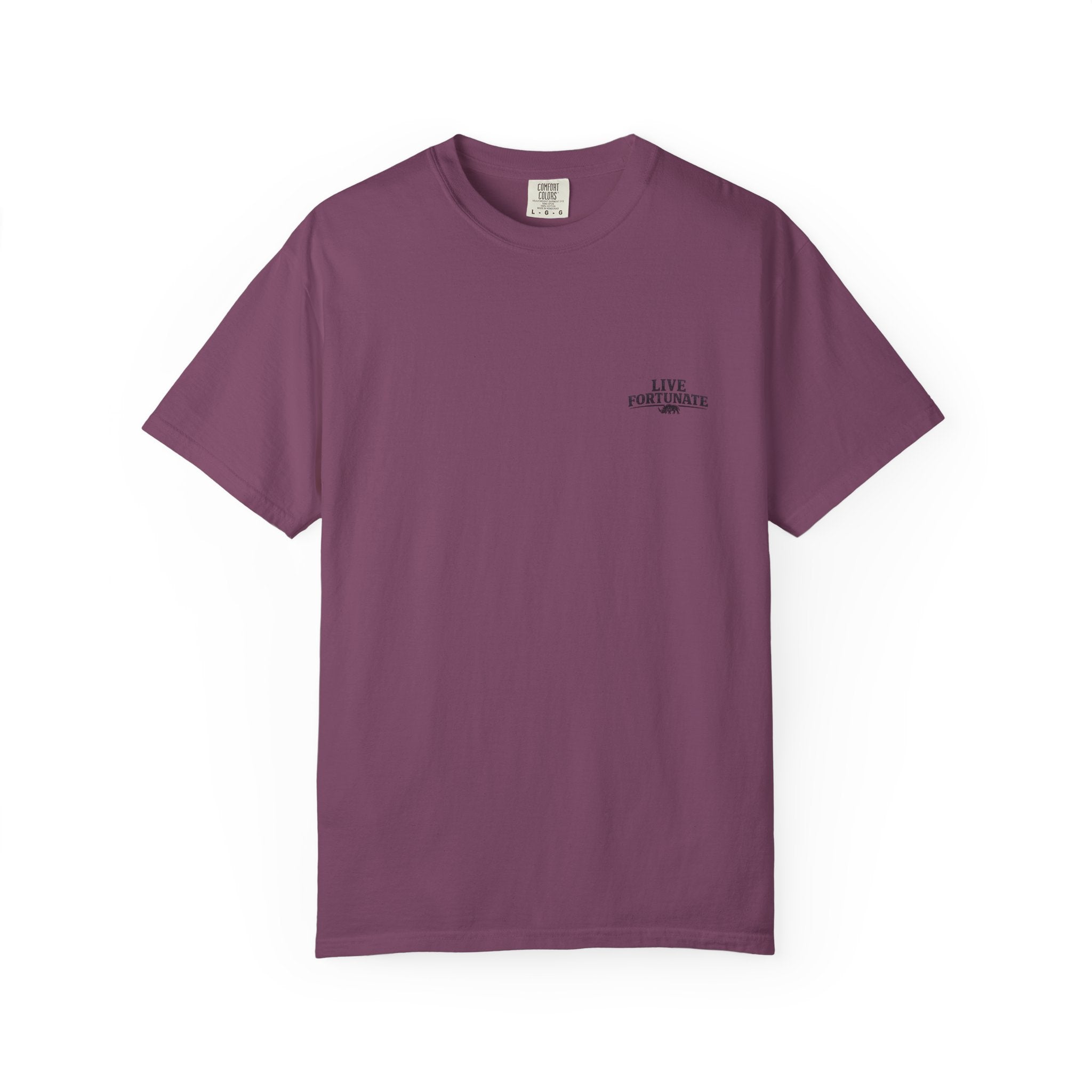 Sunset Vintage T-Shirt — Lake Scene