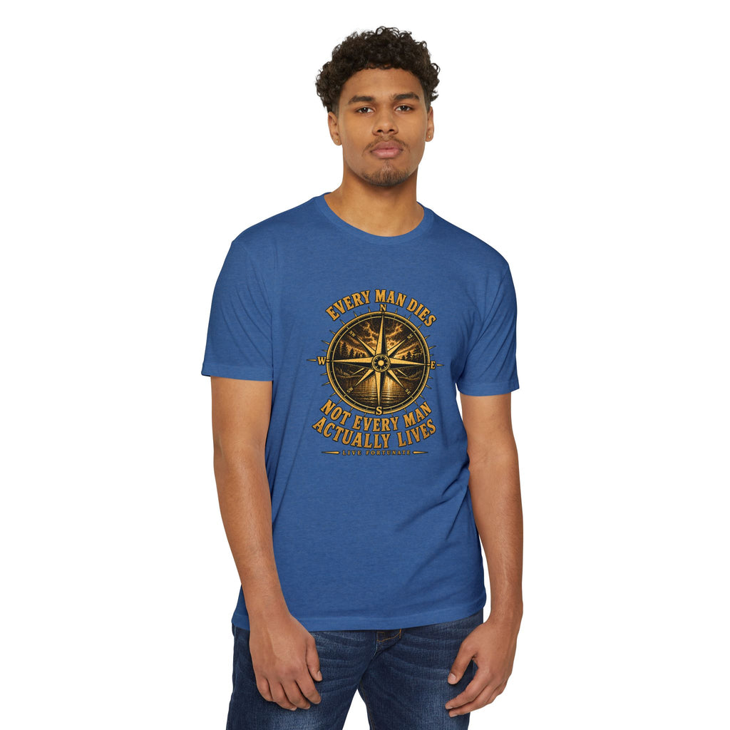 "Every Man Dies, Not Every Man Actually Lives" Compass Graphic Tee