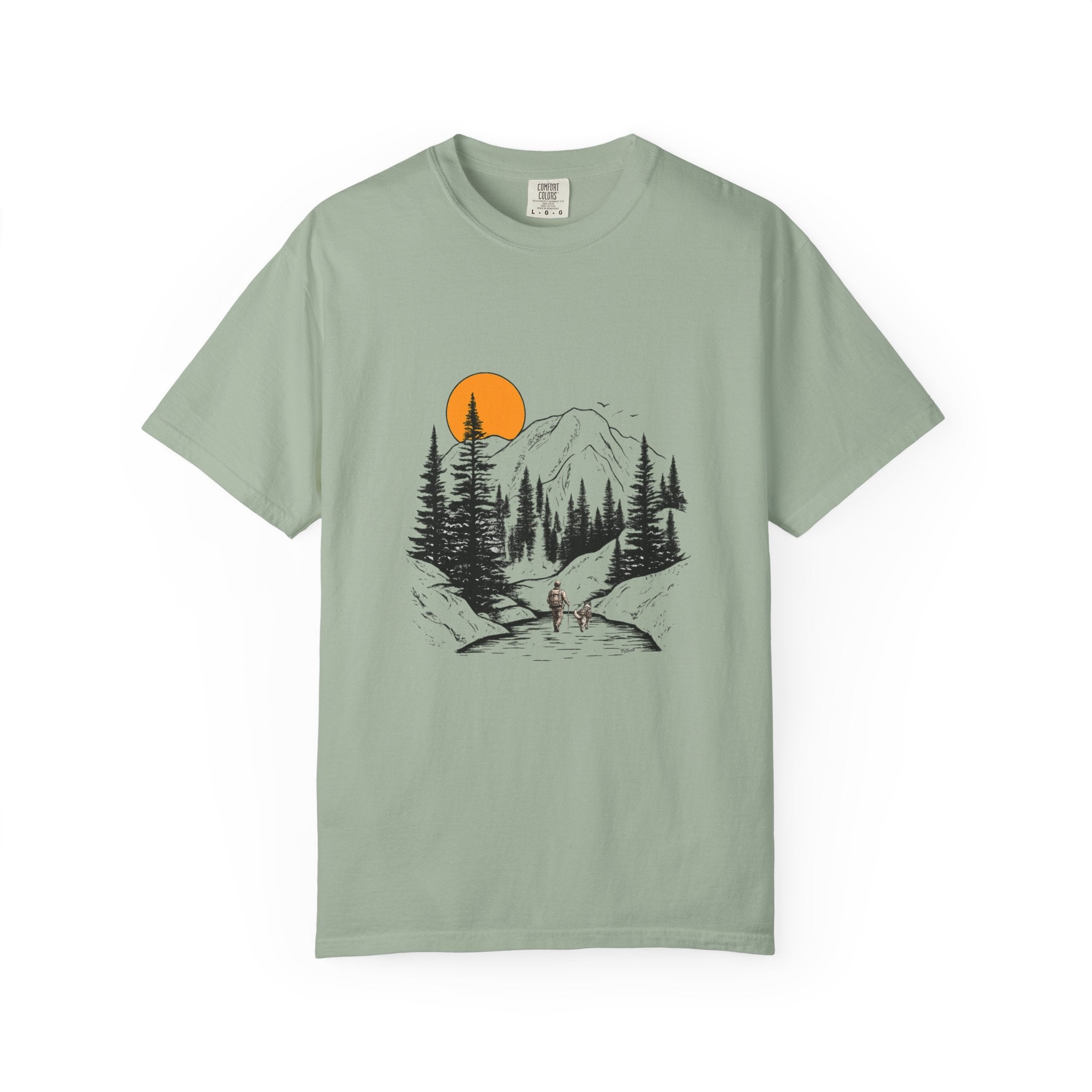 Mountain Sunset Hiking T-Shirt