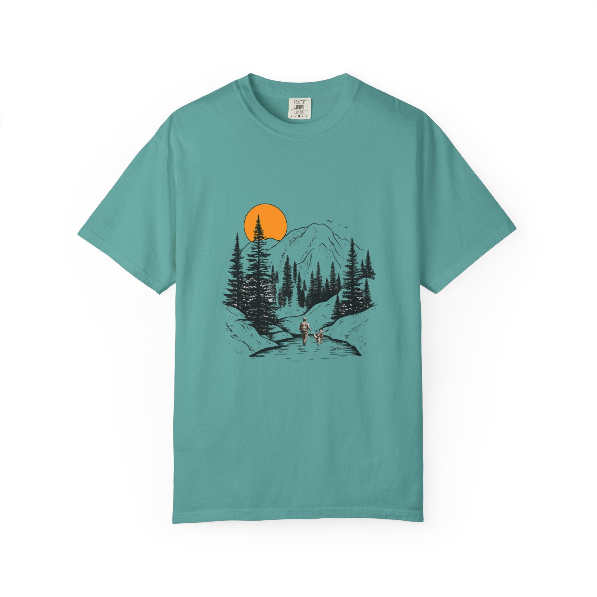 Mountain Sunset Hiking T-Shirt