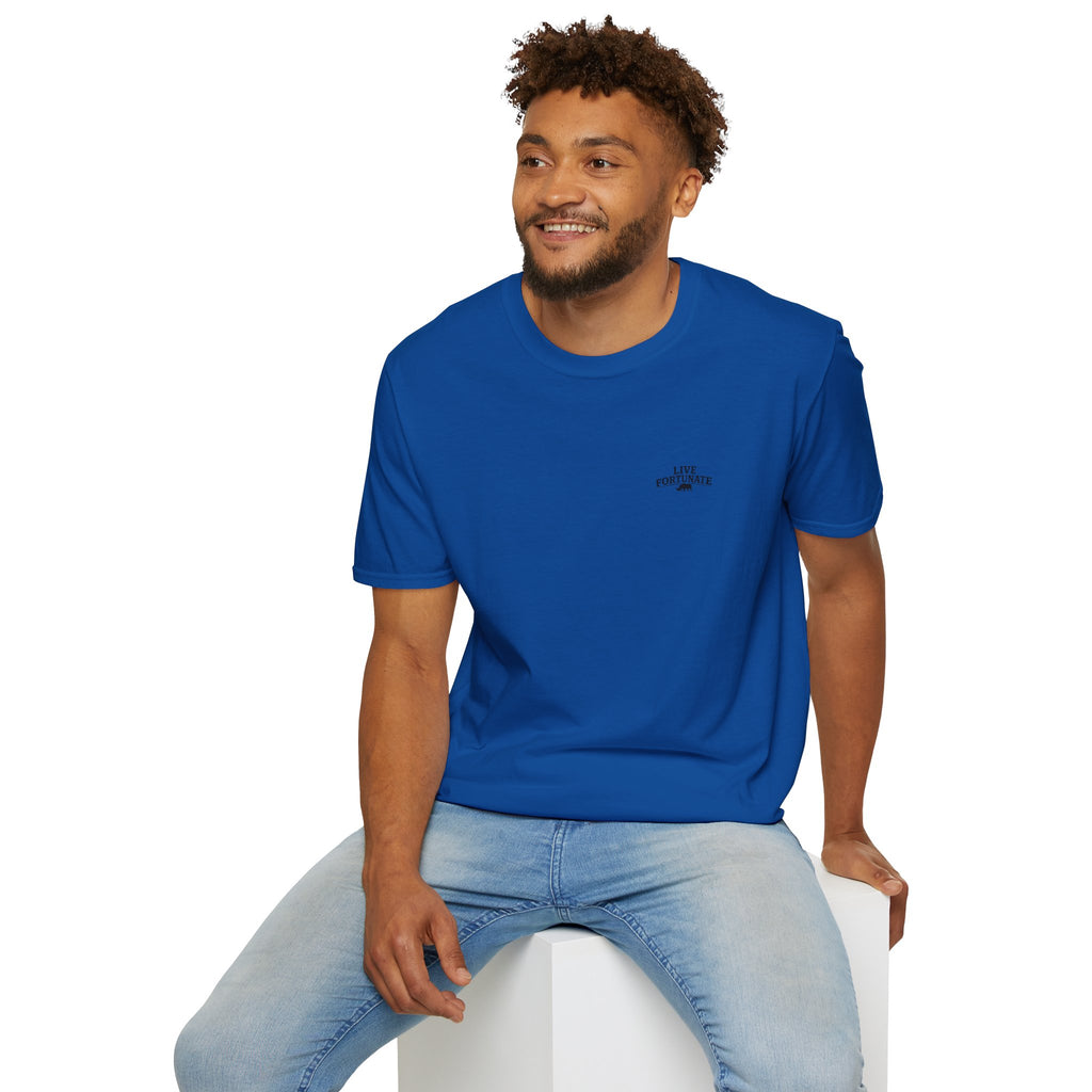 Tree of Clues Sunset T-Shirt — Silhouette Nature Graphic Tee
