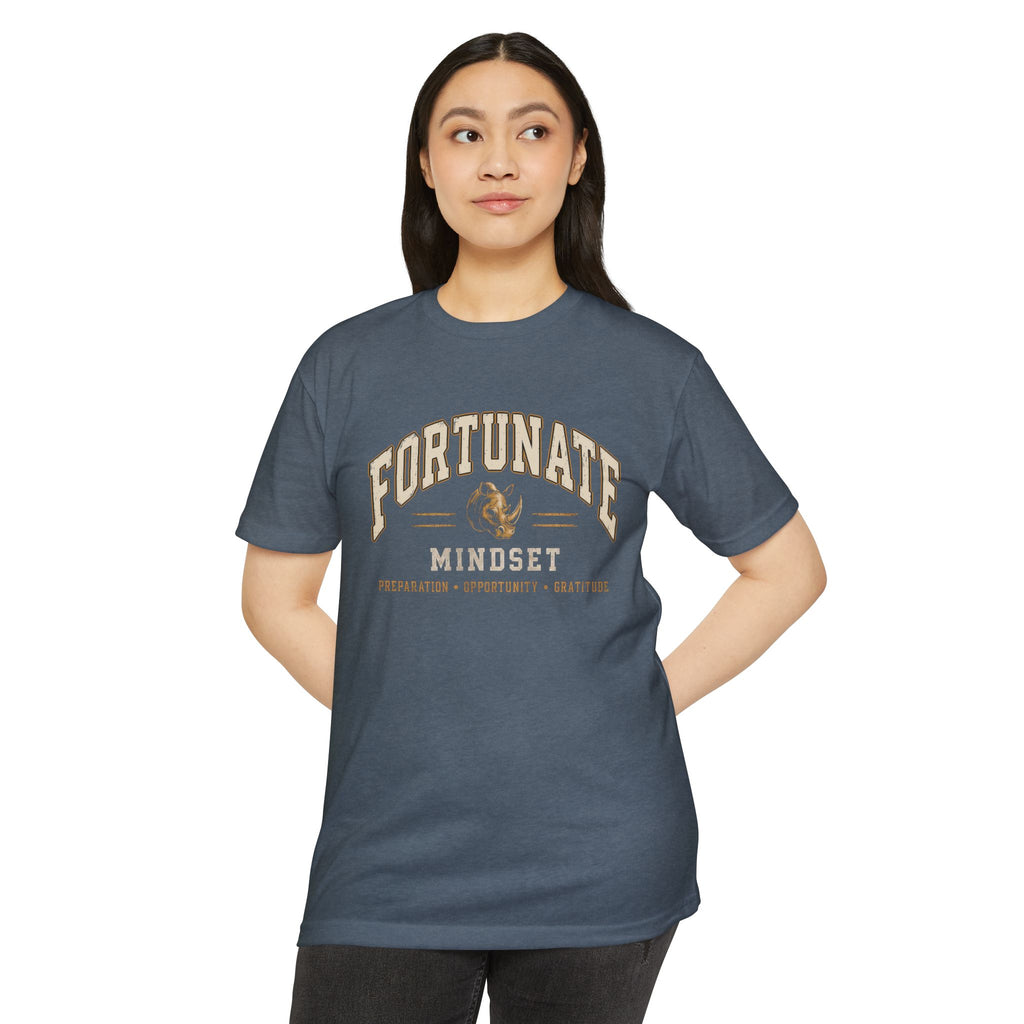 Fortunate Mindset Men’s Vintage Rhino Graphic T-Shirt | Live Fortunate