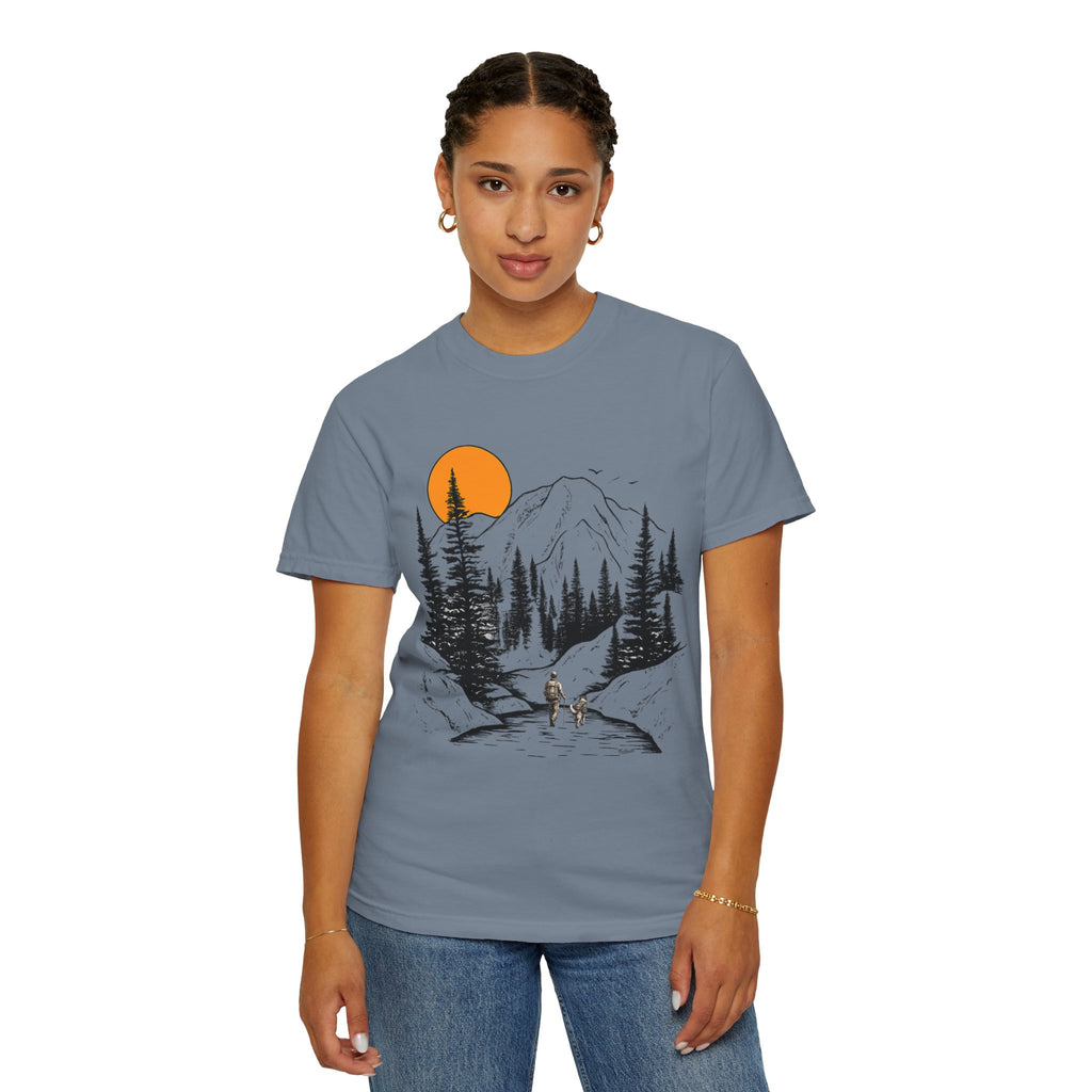 Mountain Sunset Hiking T-Shirt