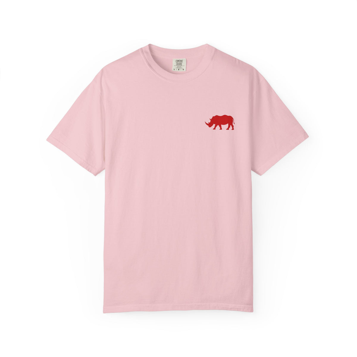 Live Fortunate Rhino T-Shirt — Red Rhino Logo Tee