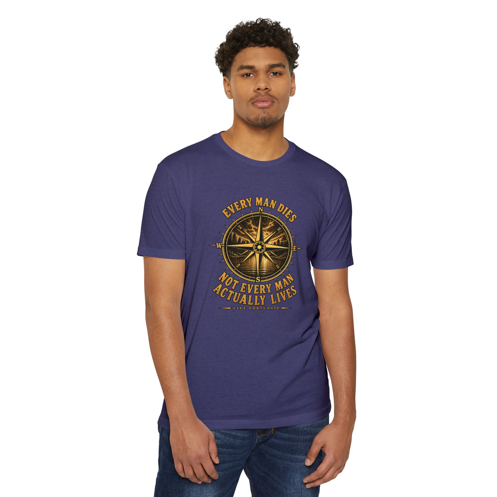 "Every Man Dies, Not Every Man Actually Lives" Compass Graphic Tee
