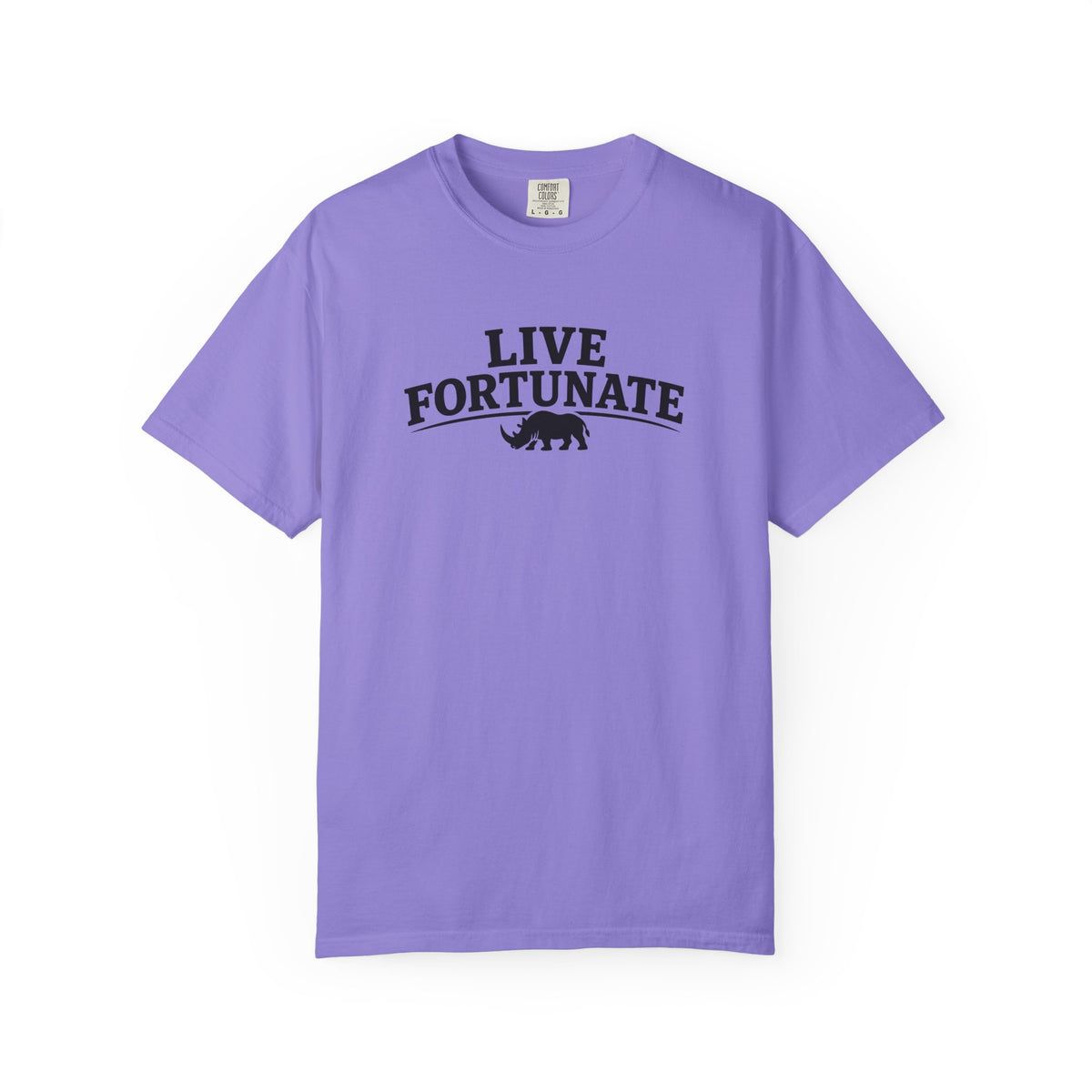 Rhino Logo T-Shirt — LiveFortunate.com Graphic Tee