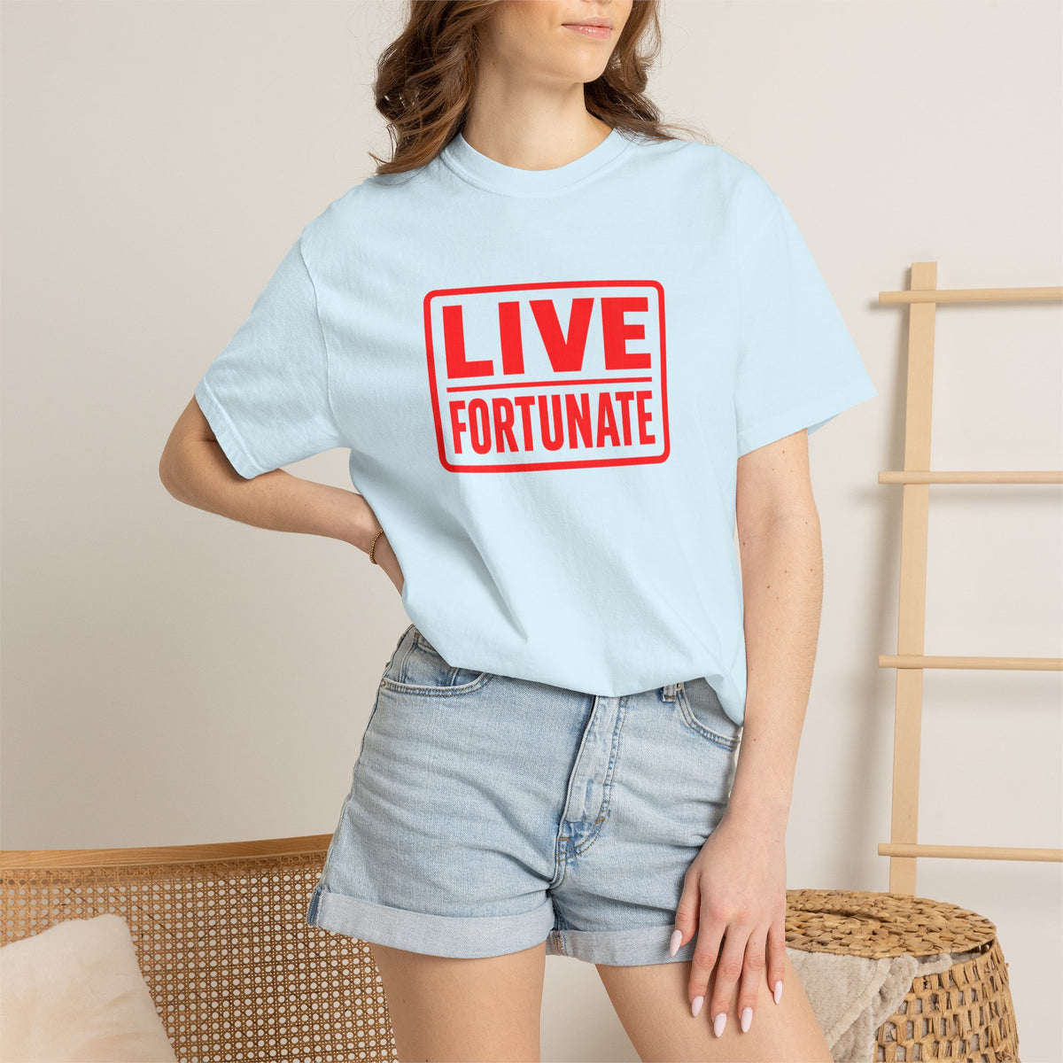 Live Fortunate Graphic T-Shirt