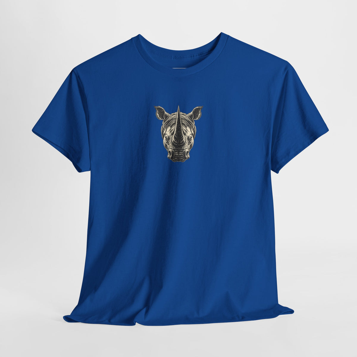 Rhino Mindset Men’s Front & Back Graphic T-Shirt | Live Fortunate