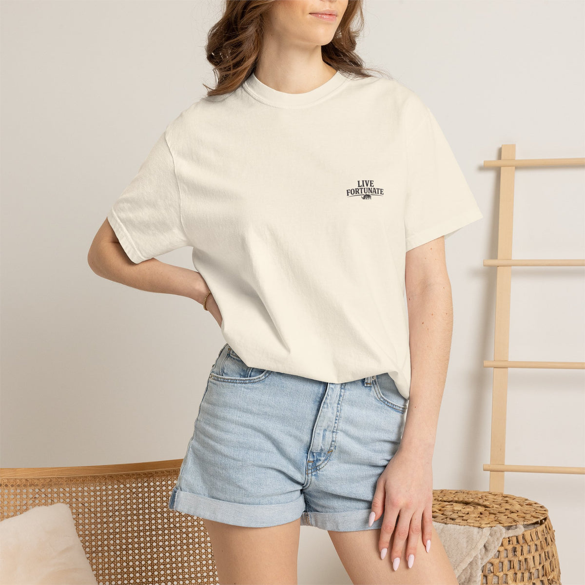 Fishing Lake Scene T-Shirt — Vintage Angler Silhouette Tee