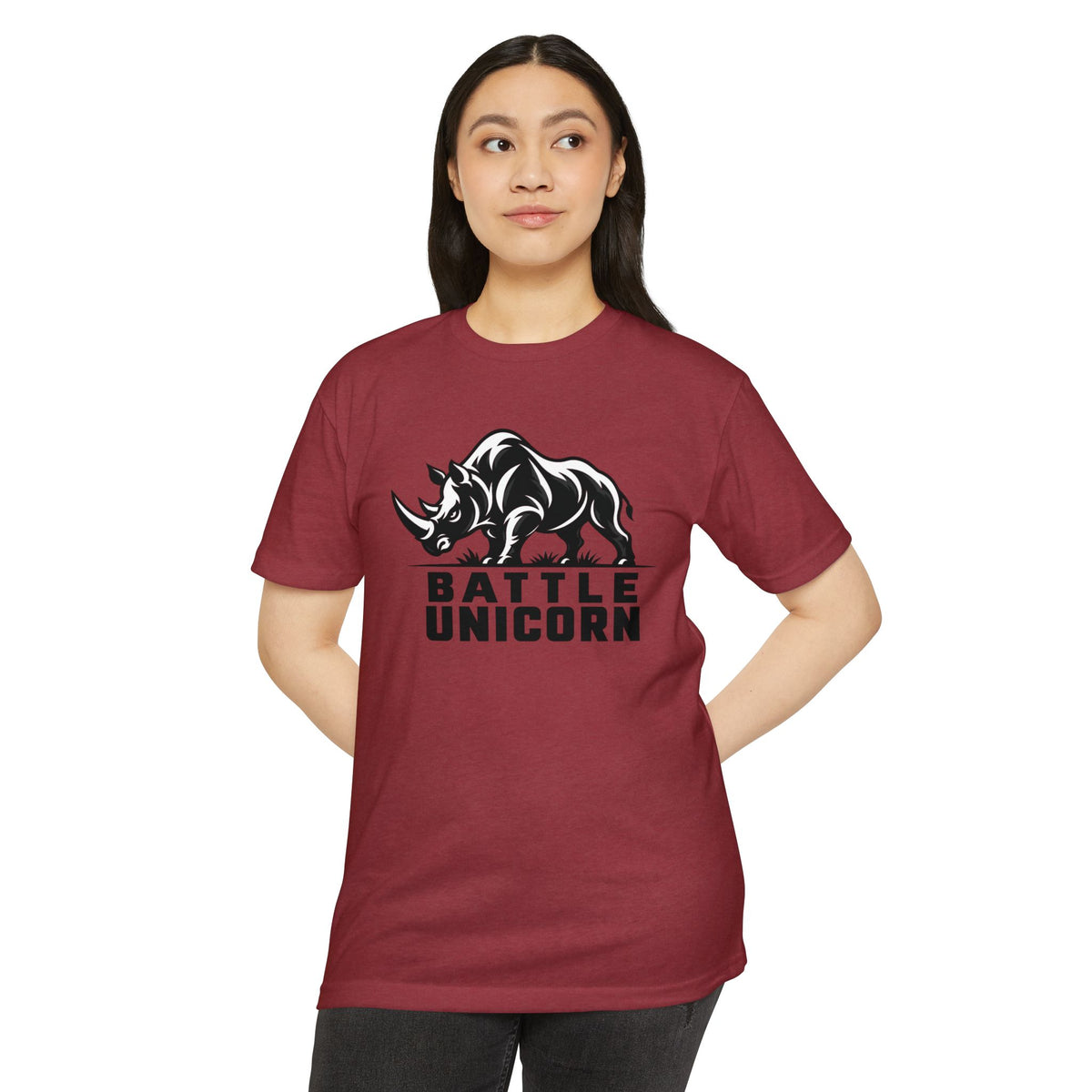 Battle Unicorn Rhino Tee | Live Fortunate