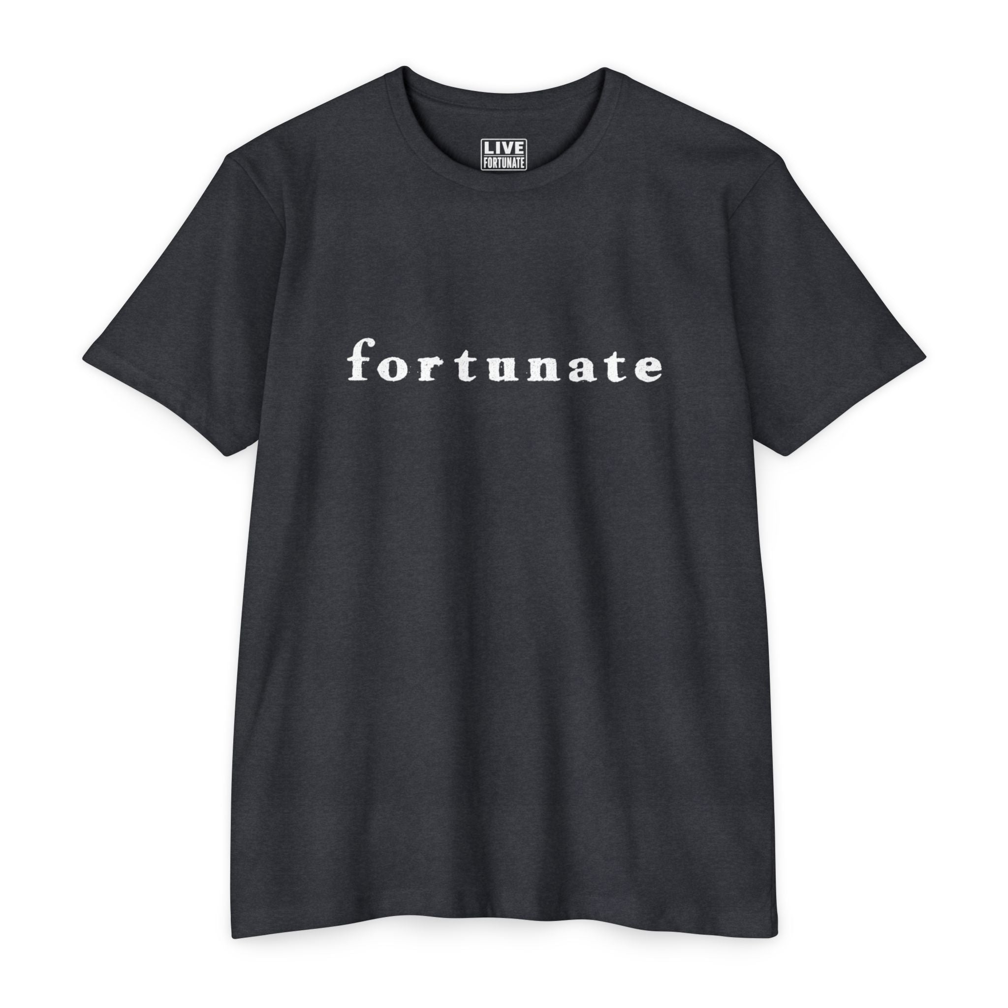 Fortunate Men’s Distressed Wordmark Tee