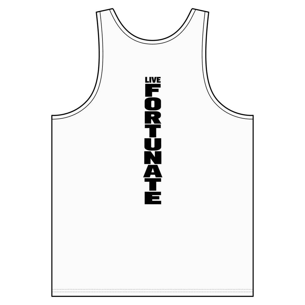 Live Fortunate Vertical Logo Athletic Tank Top