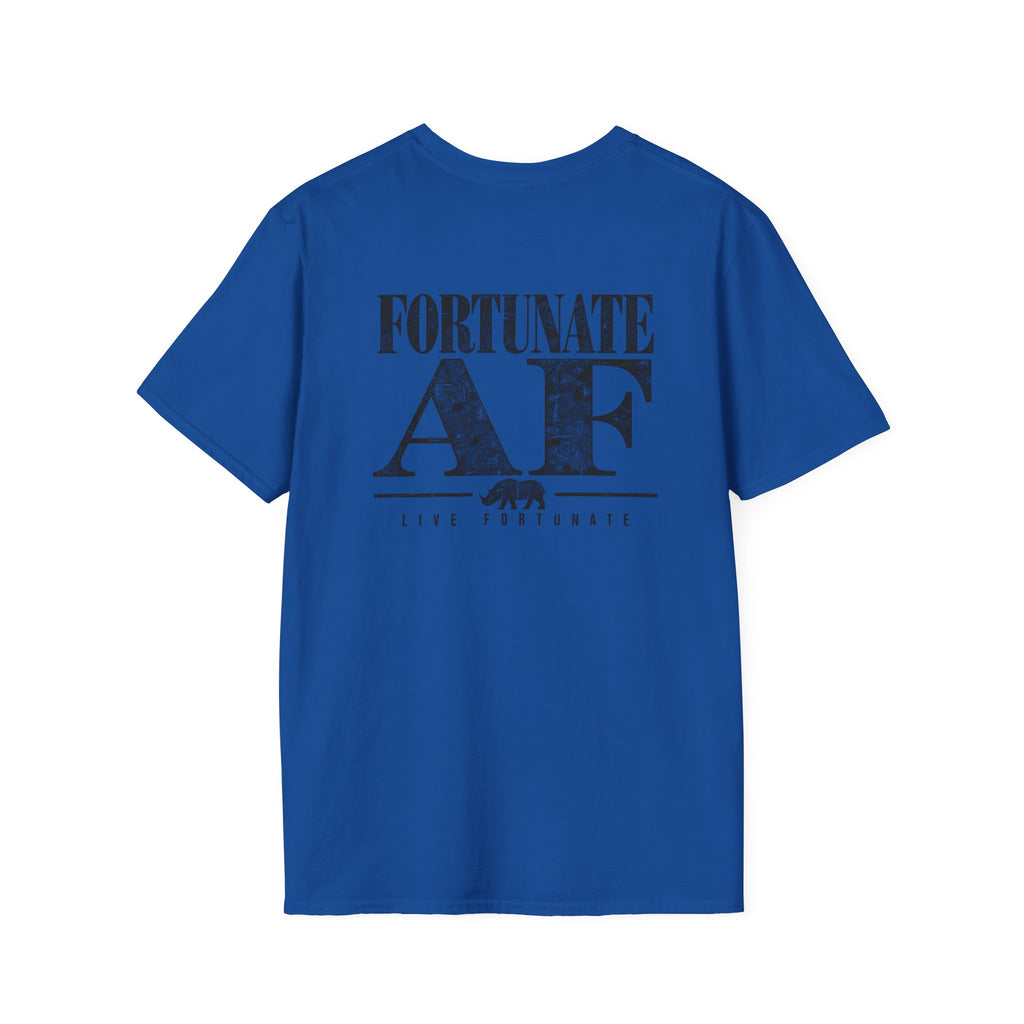 Fortunate AF Rhino Graphic T-shirt Black
