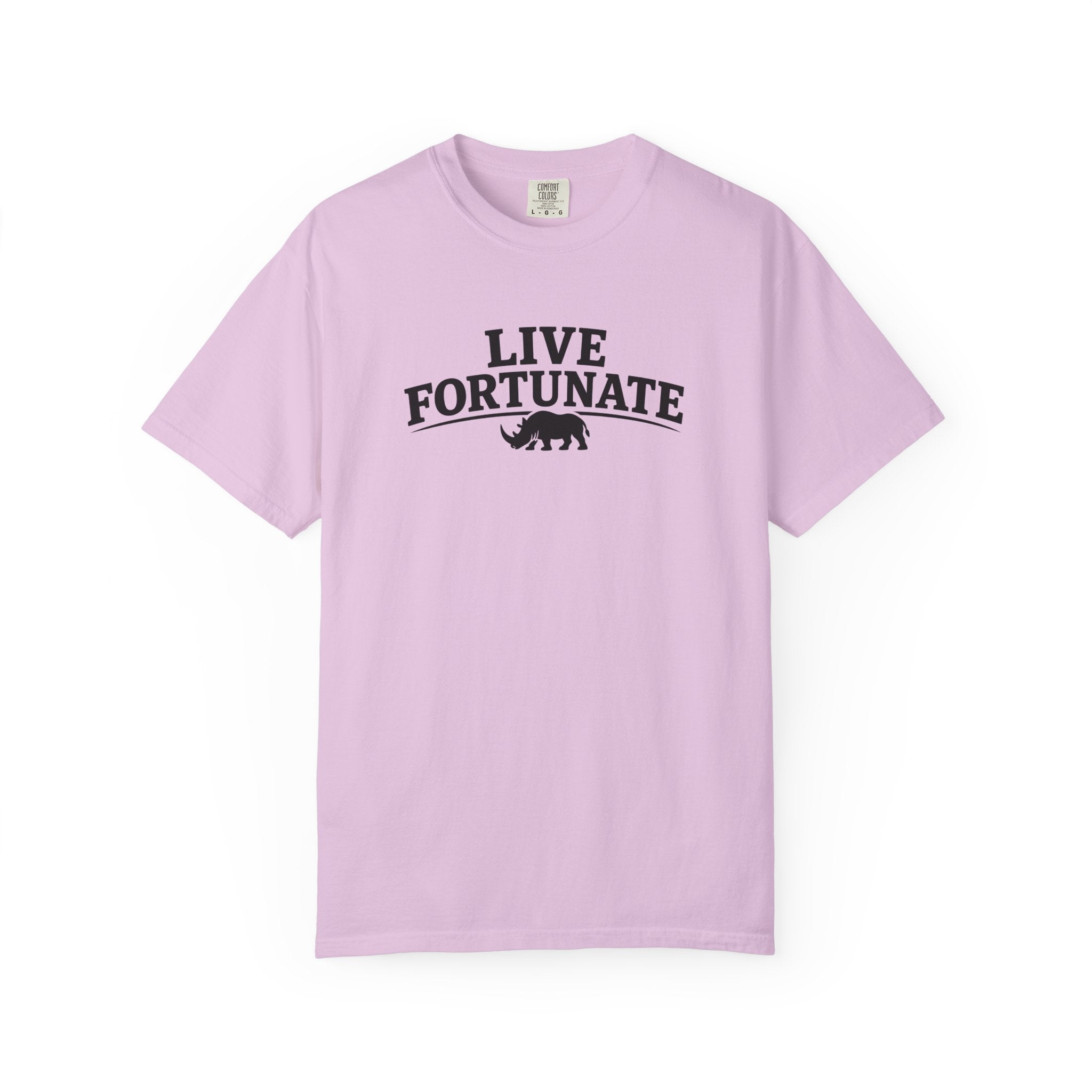 Rhino Logo T-Shirt — LiveFortunate.com Graphic Tee