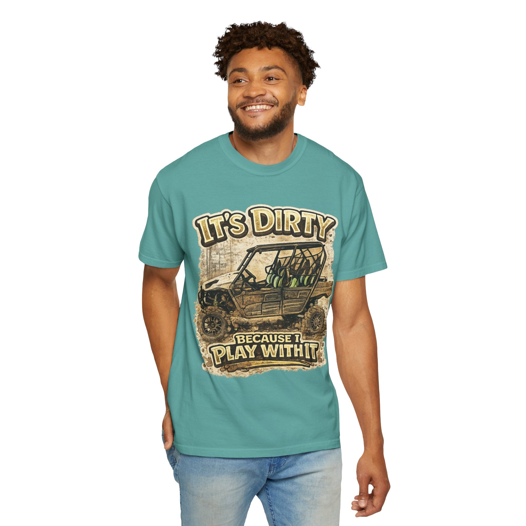 Off-Road UTV T-Shirt — "It's Dirty Because I Play With It" Mud Riding Tee