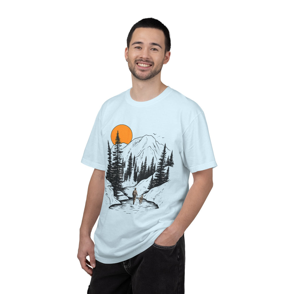 Mountain Sunset Hiking T-Shirt